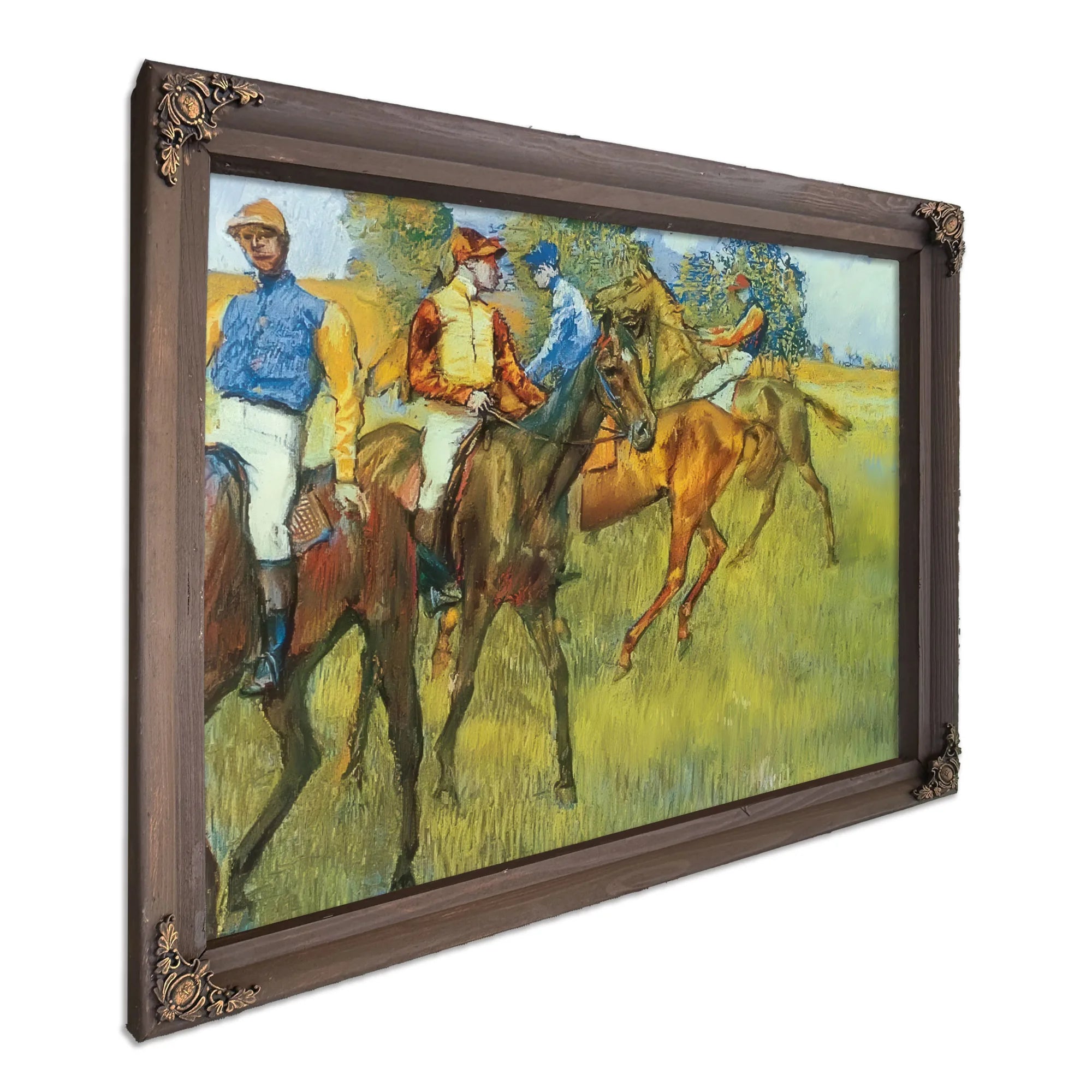 Race Horses By Edgar Degas Fine Art Print