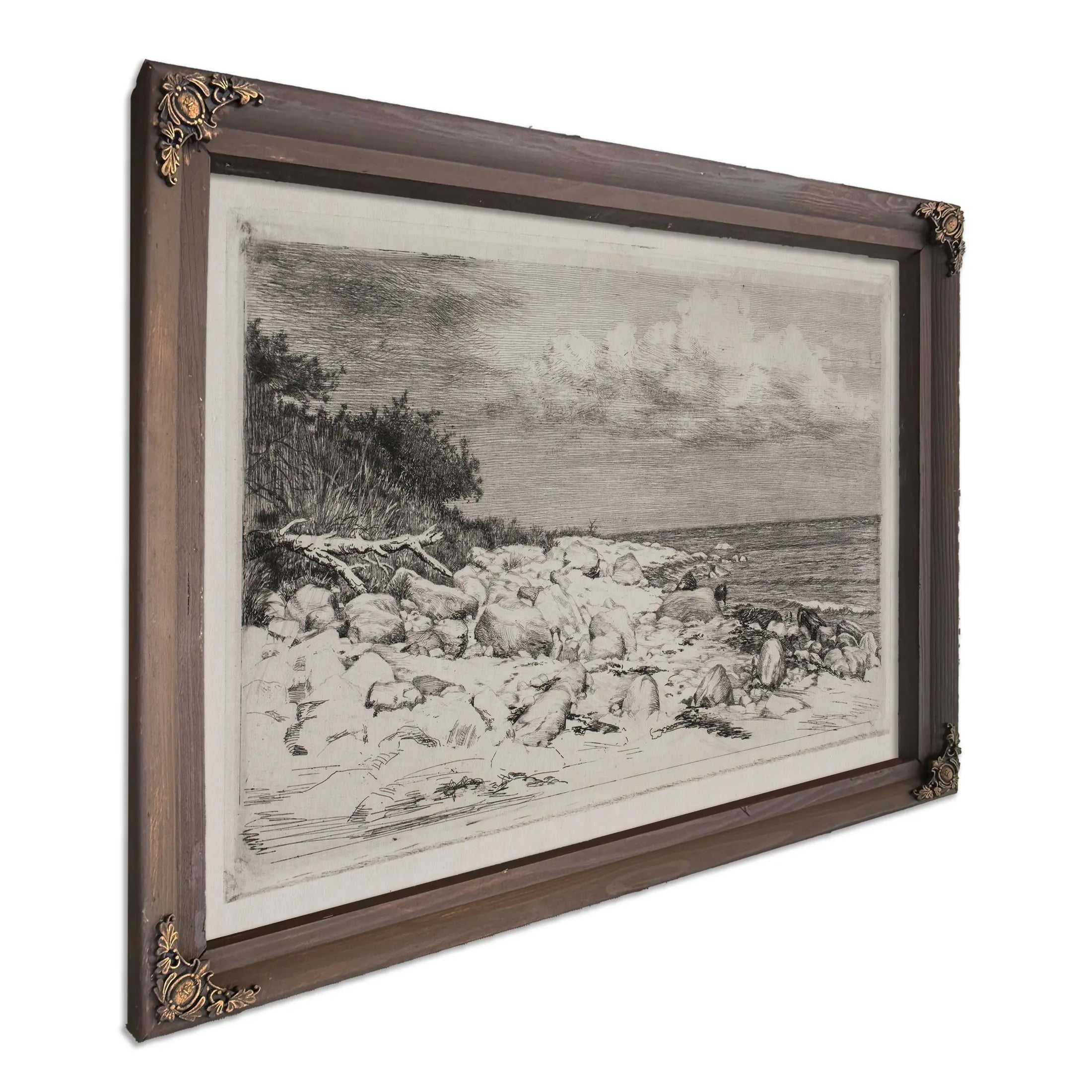 Stenet Strandbred by Carl Bloch
