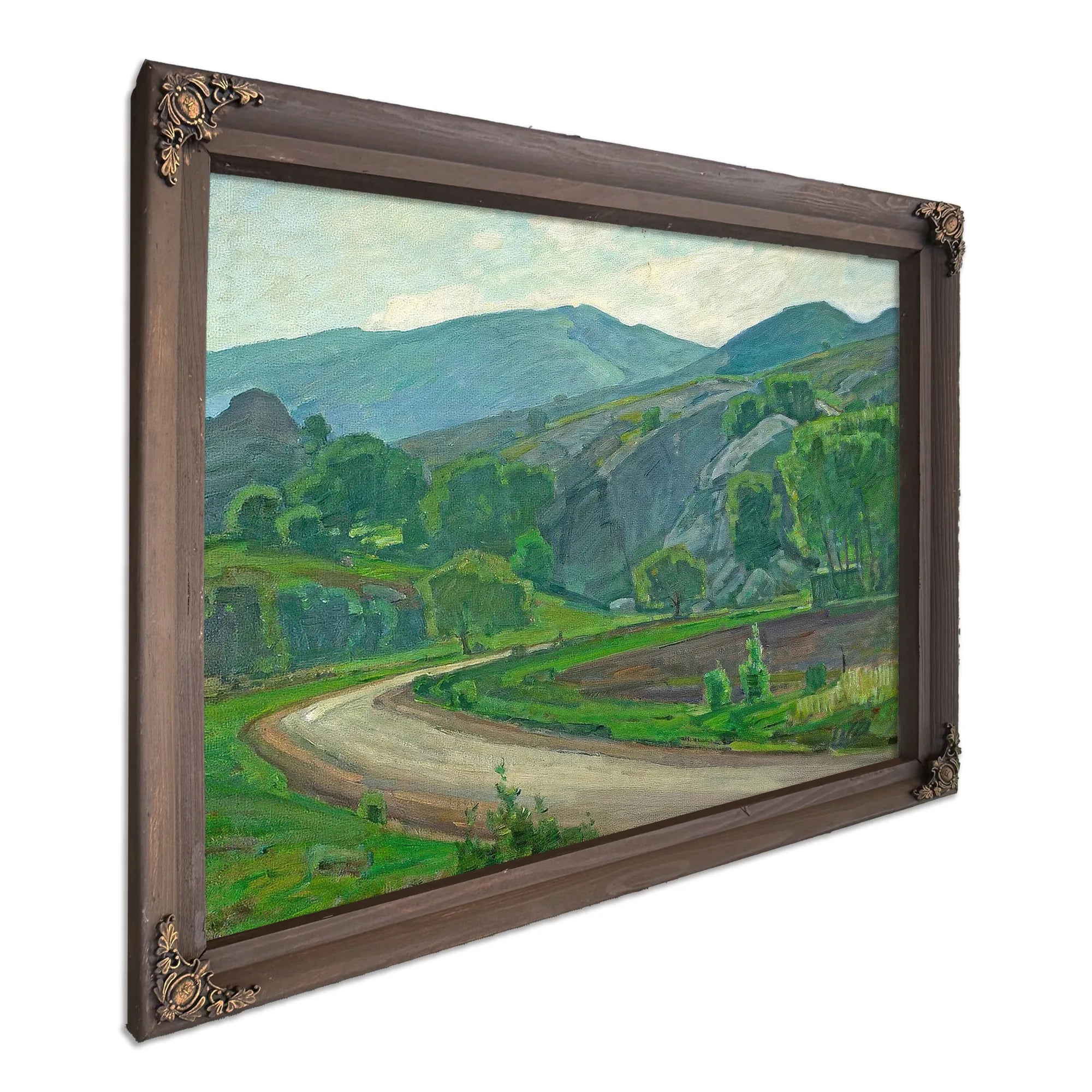 El Toro Road At Laguna Beach By William Wendt Fine Art Print