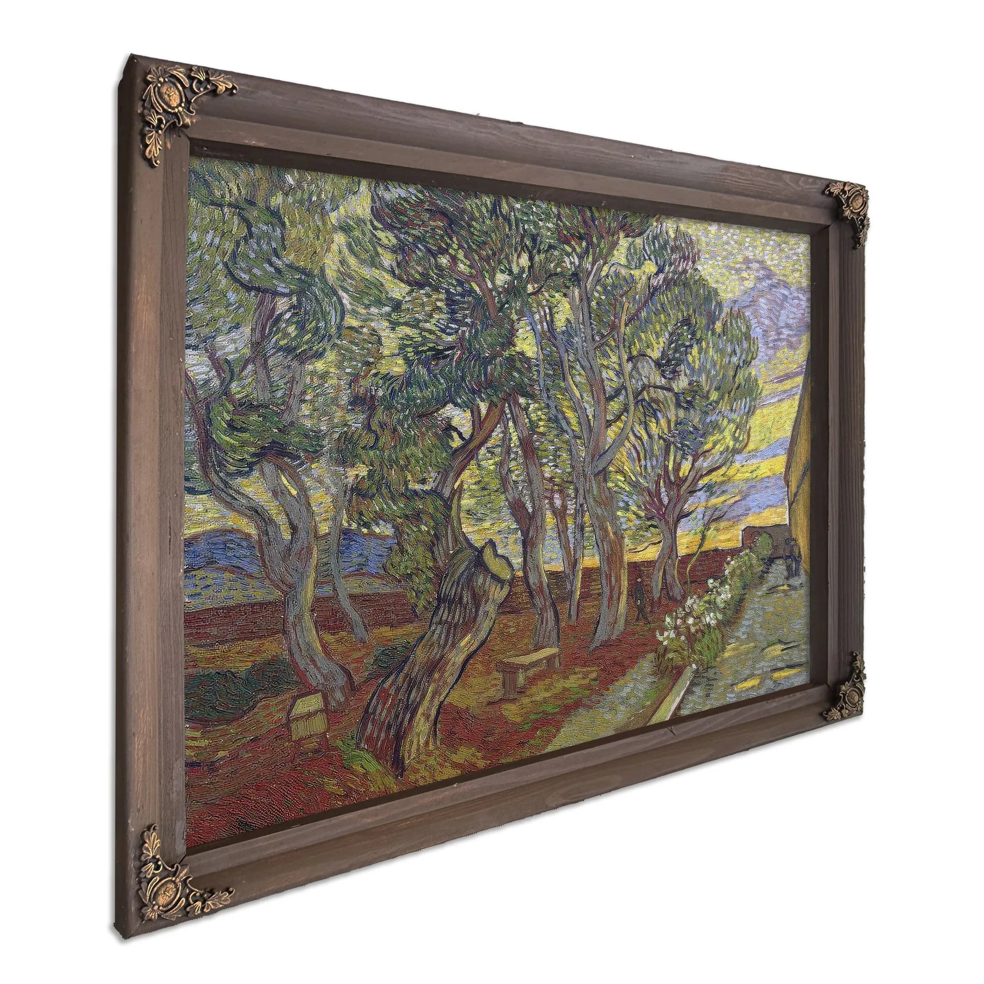 The Garden Of Saint Paul's Hospital 2 By Vincent Van Gogh Fine Art Print