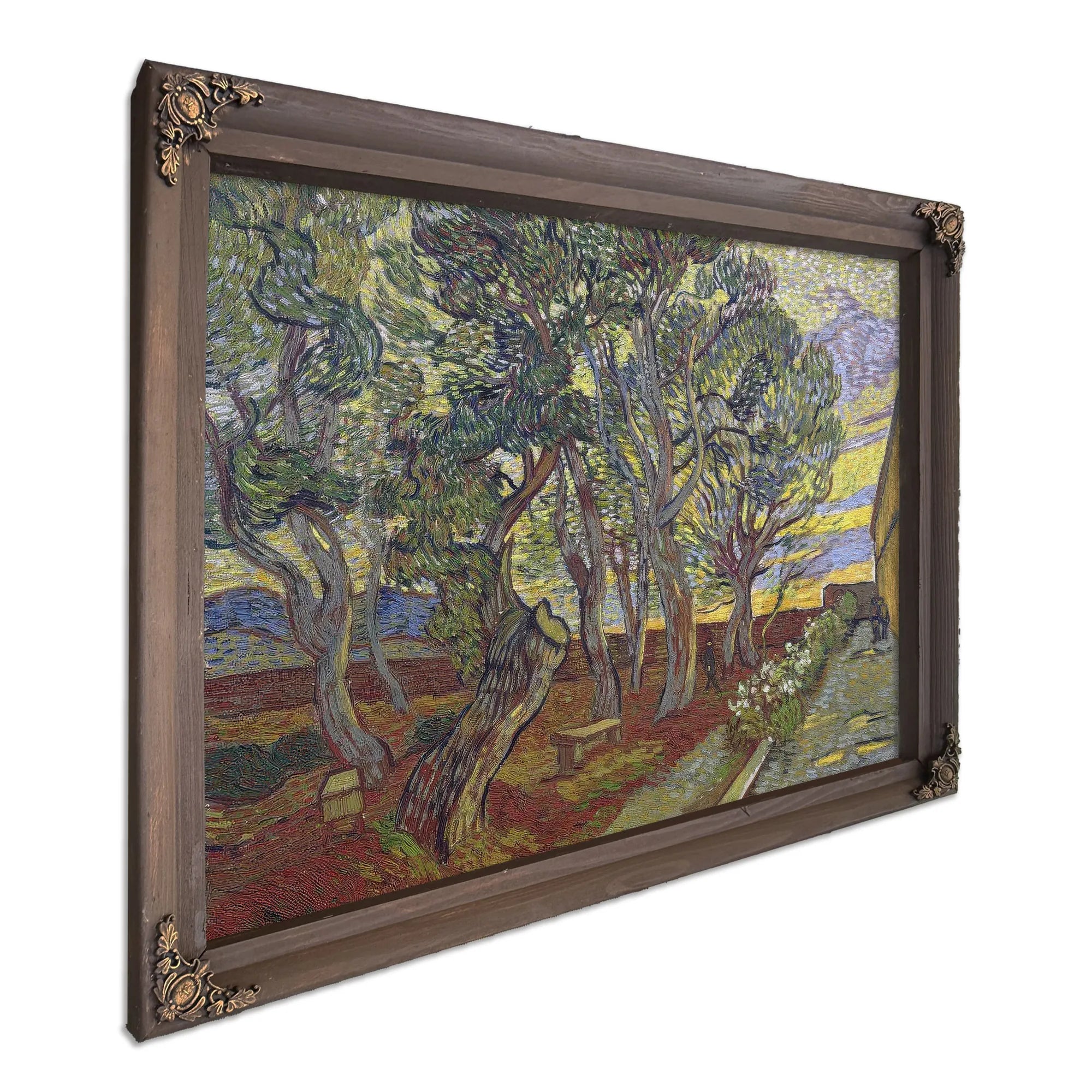 The Garden Of Saint Paul's Hospital 2 By Vincent Van Gogh Fine Art Print