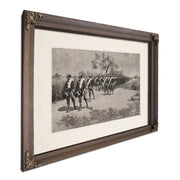 A Practice March In Texas by Frederic Remington