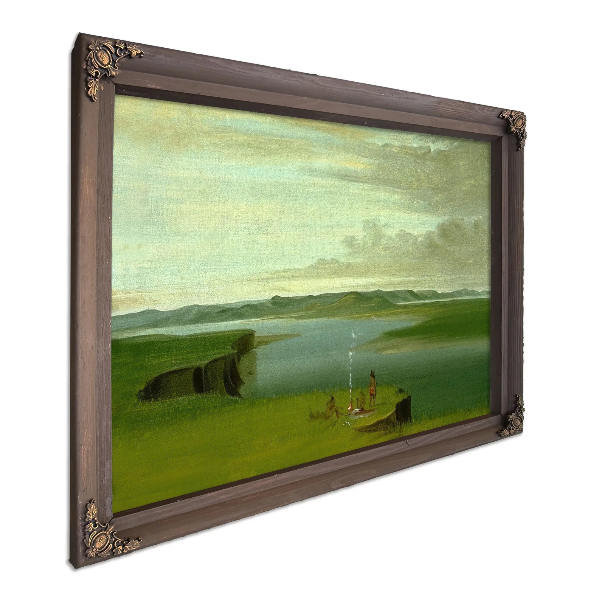 Prairie Bluffs At Sunrise, Near The Mouth Of The Yellowstone River By George Catlin Fine Art Print
