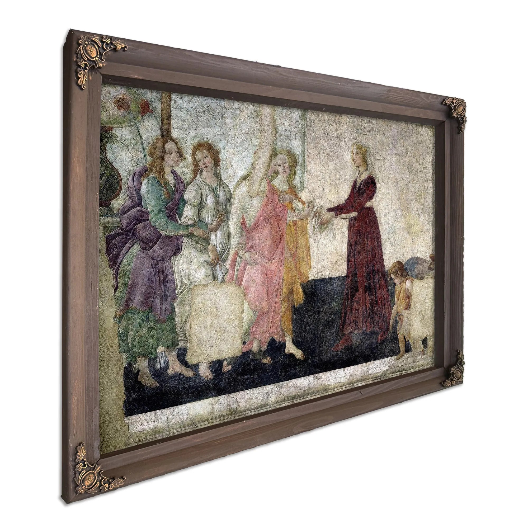 Venus And The Graces Offering Gifts To A Young Girl By Sandro Botticelli Fine Art Print
