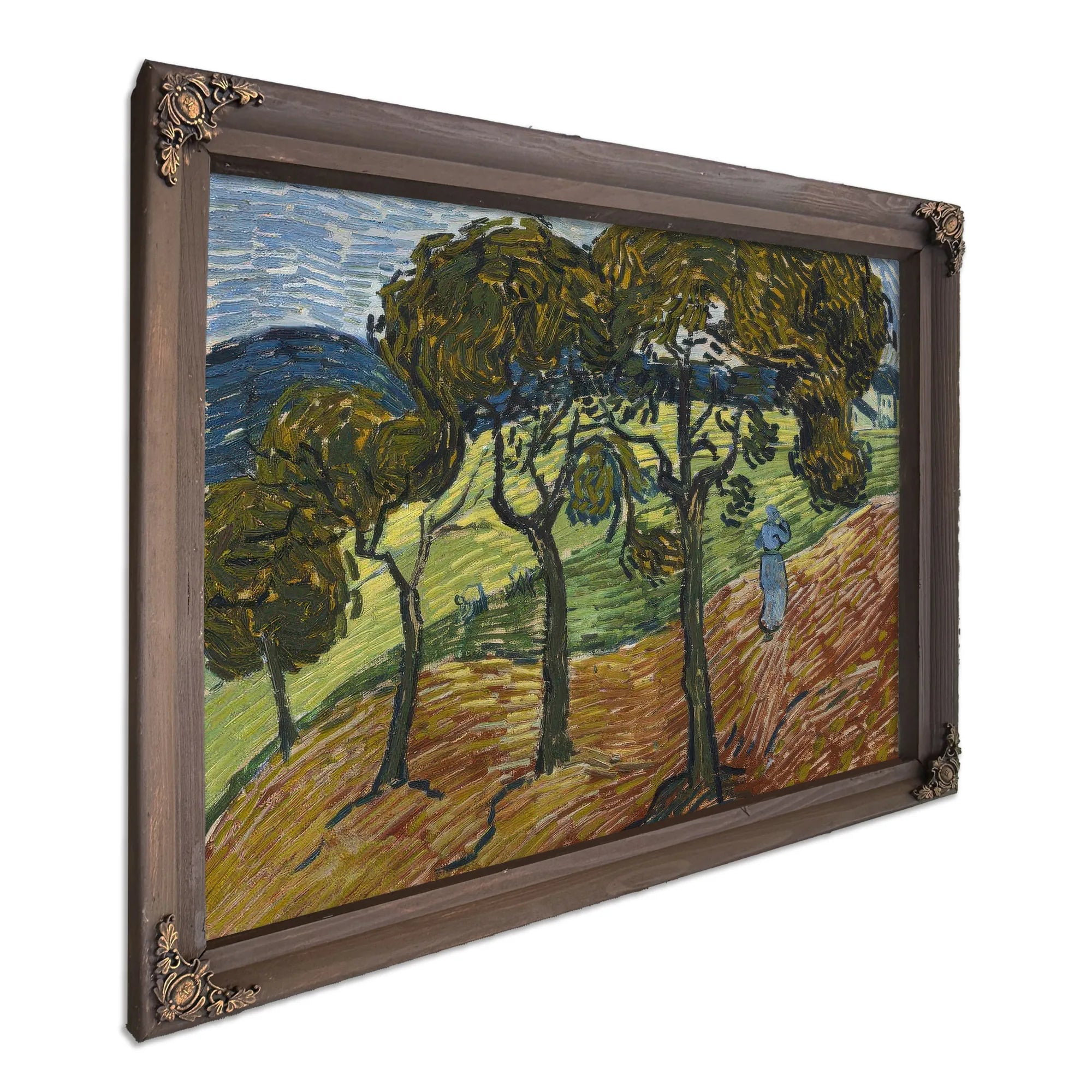 Landscape With Figures By Vincent Van Gogh Fine Art Print