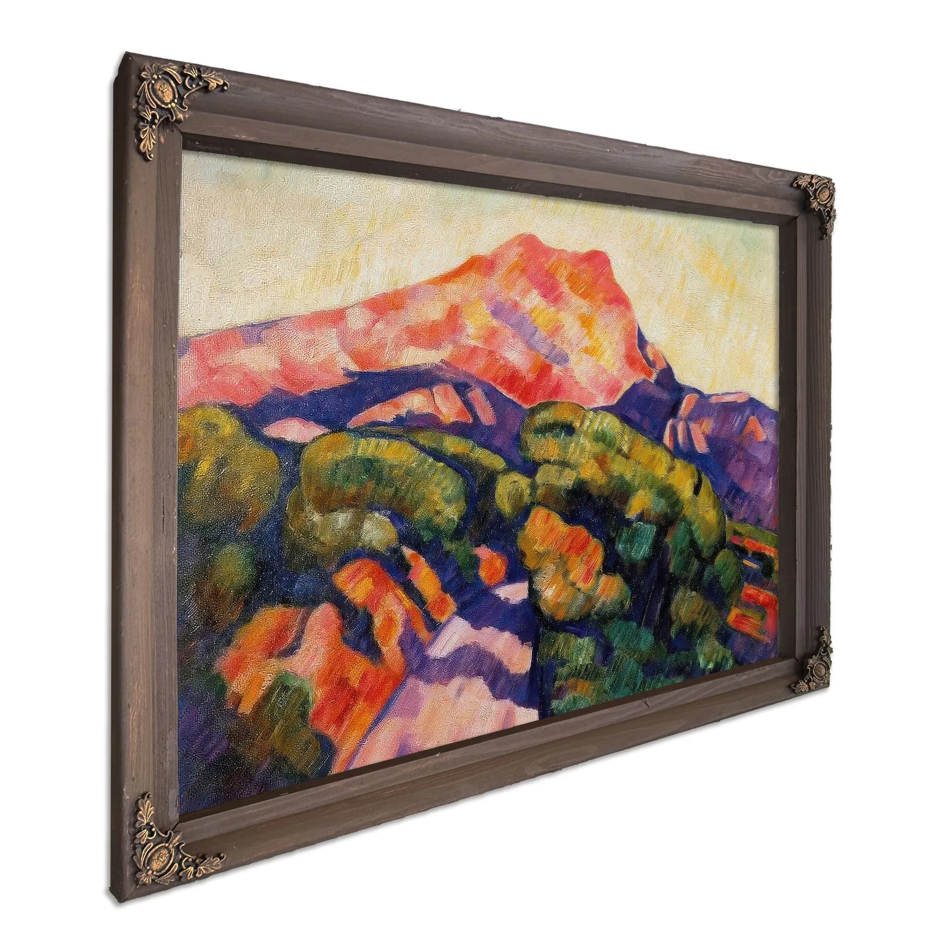 Mont Sainted Victoire Aix En Provence By Marsden Hartley Fine Art Print