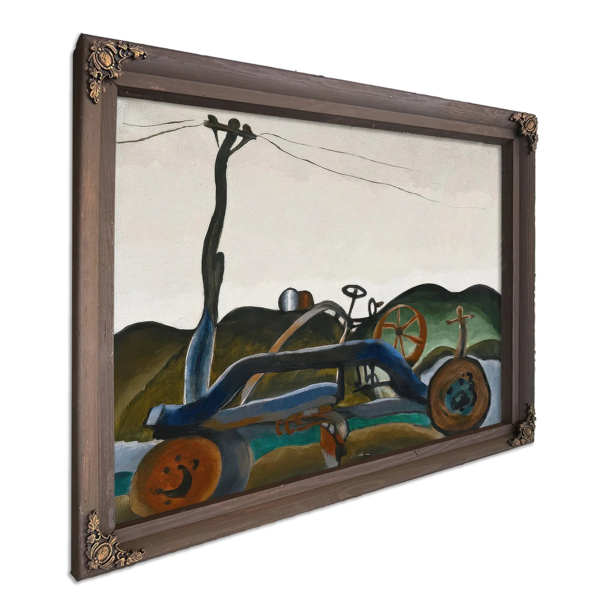 Town Scraper By Arthur Dove Fine Art Print