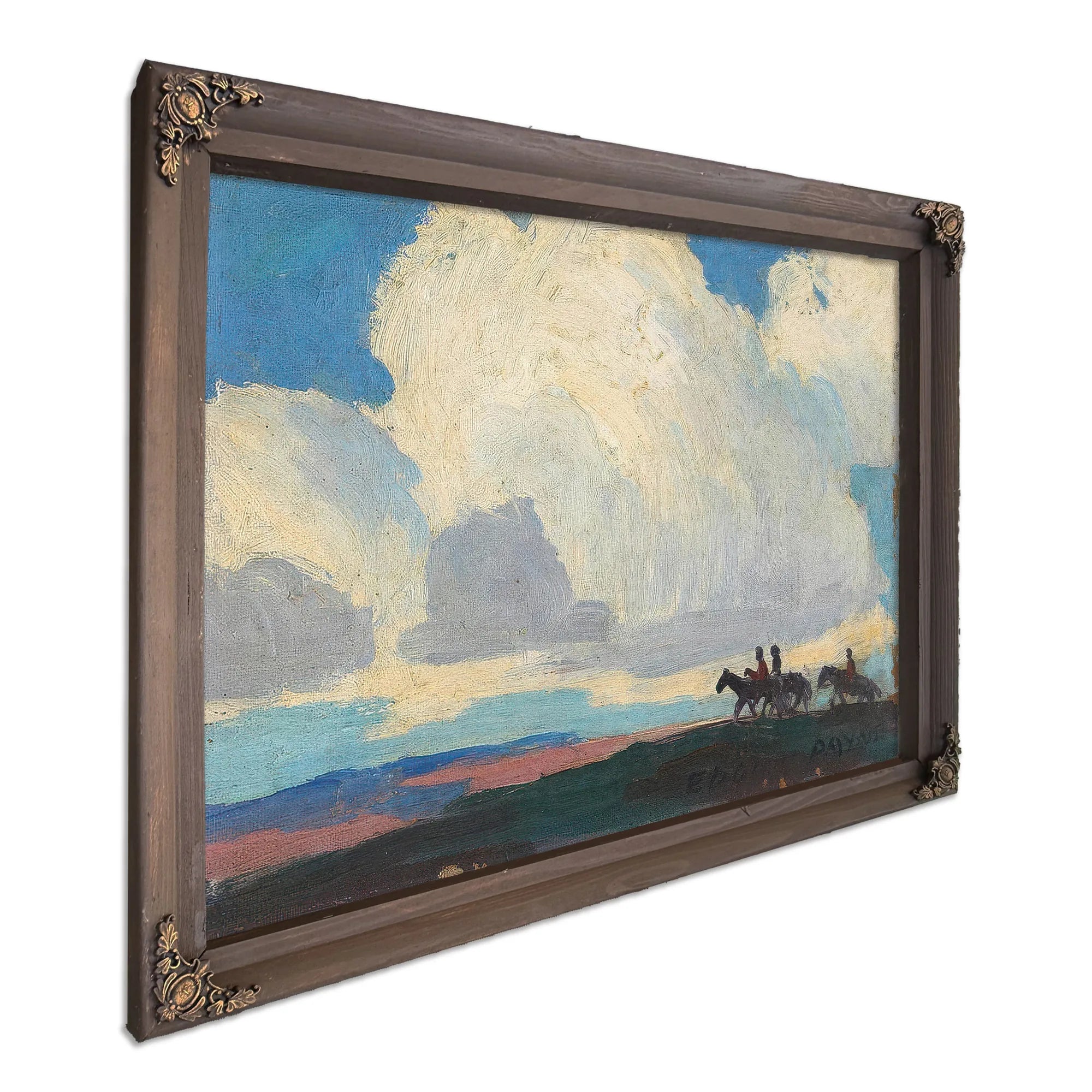Riders Under The Clouds By Edgar Payne Fine Art Print