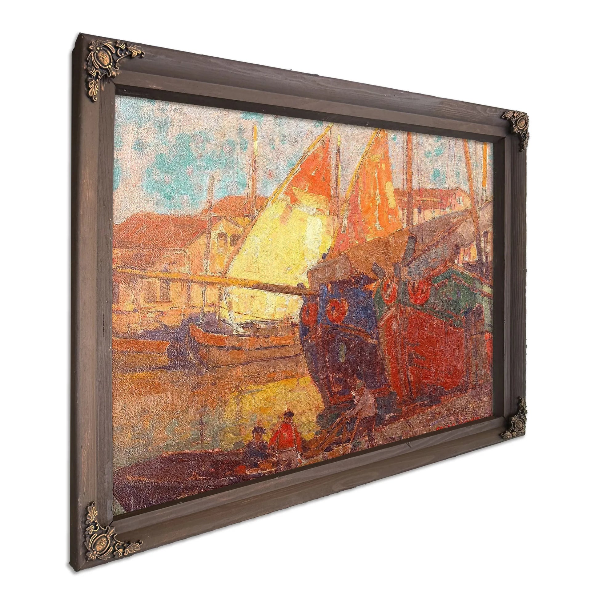 Tuna Boats By Edgar Payne Fine Art Print
