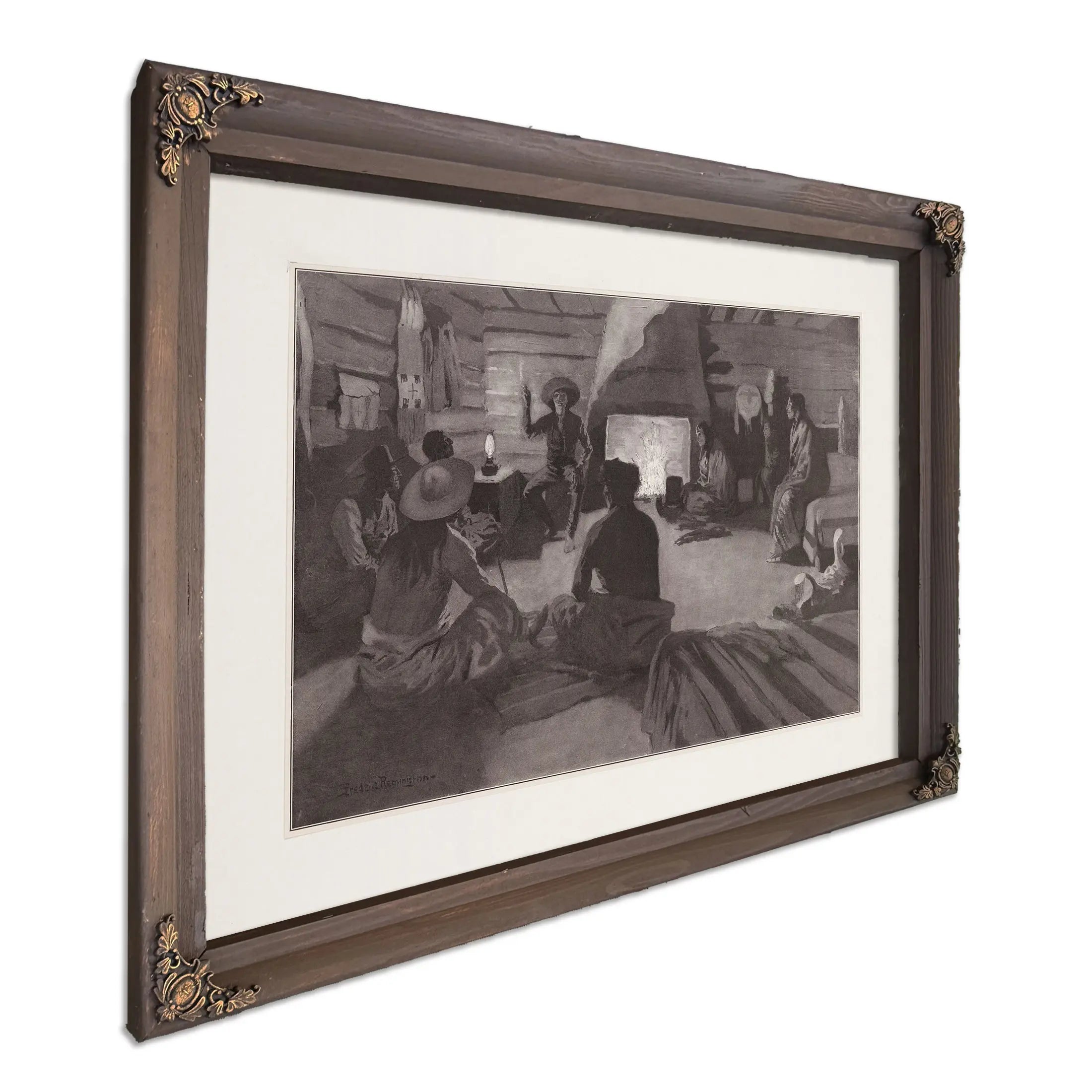 Fact Or Fiction by Frederic Remington