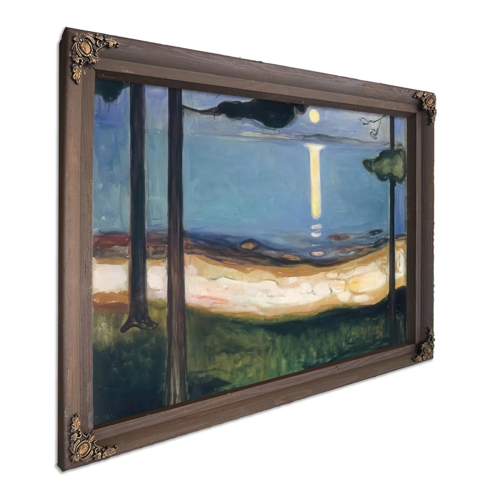 Moonlight 1895 By Edvard Munch Fine Art Print