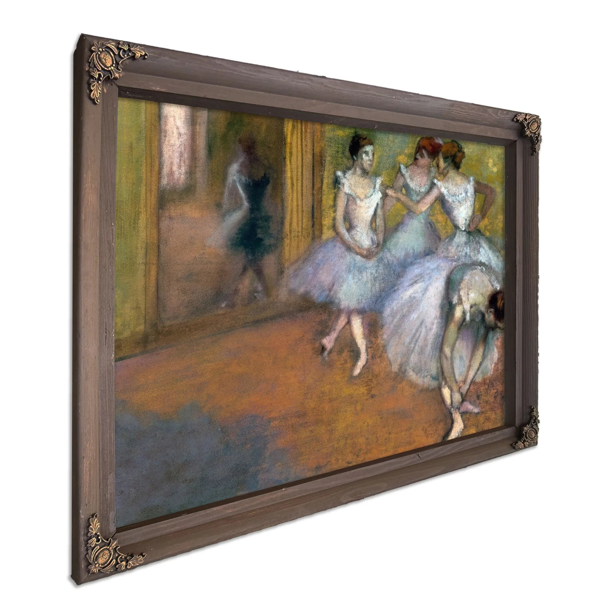 Four Dancers In The Foyer By Edgar Degas Fine Art Print