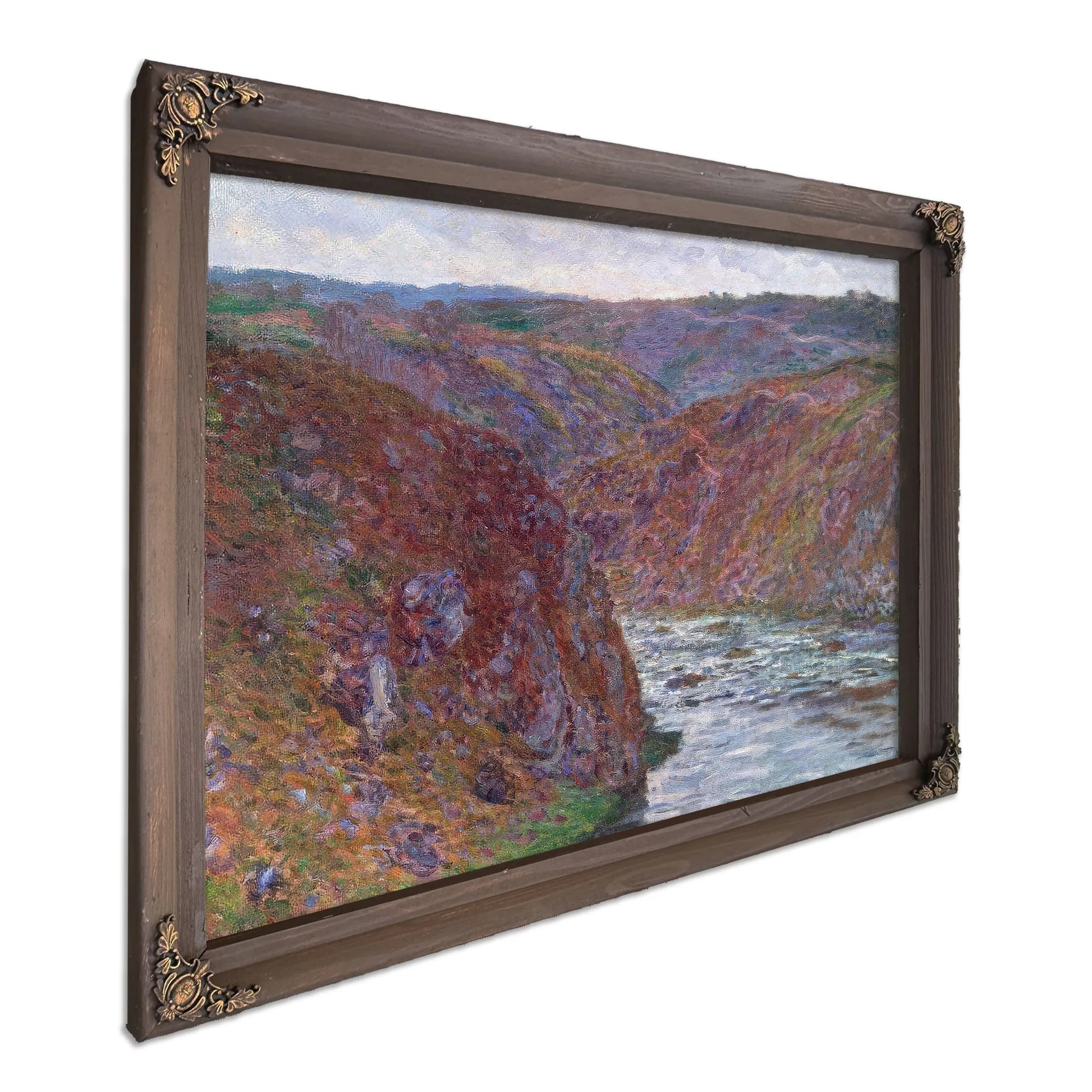 Valley Of The Creuse (Gray Day) By Claude Monet Fine Art Print