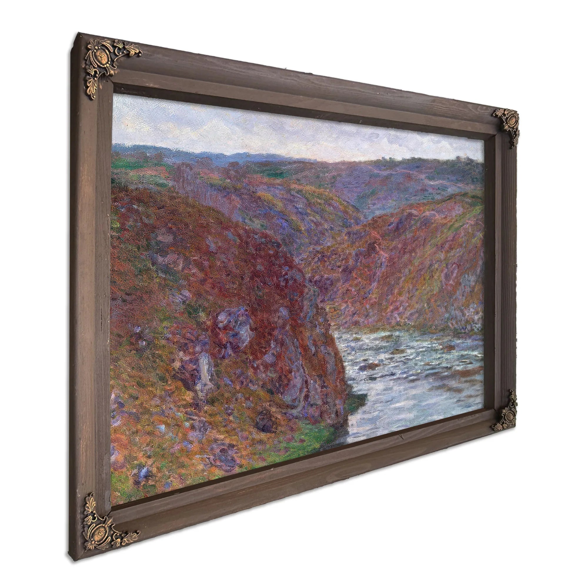 Valley Of The Creuse (Gray Day) By Claude Monet Fine Art Print