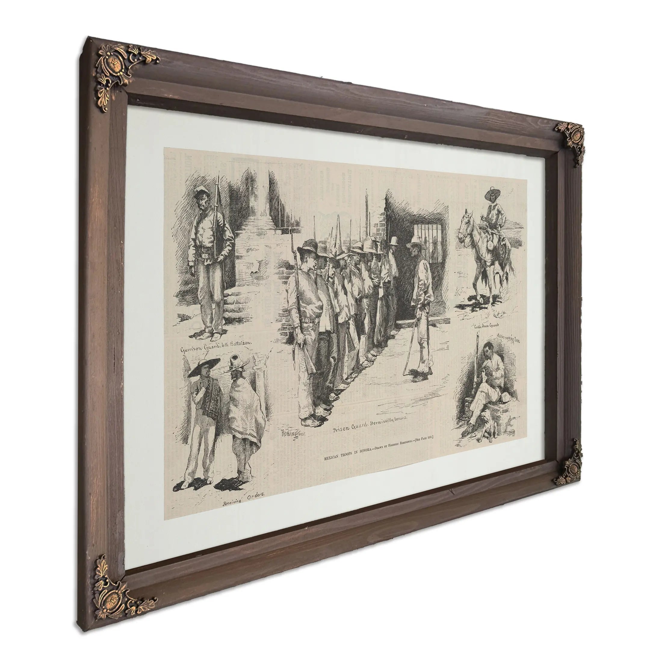 Mexican Troops In Sonora by Frederic Remington