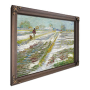 Landscape With Snow (Paysage Enneige) By Vincent Van Gogh Fine Art Print