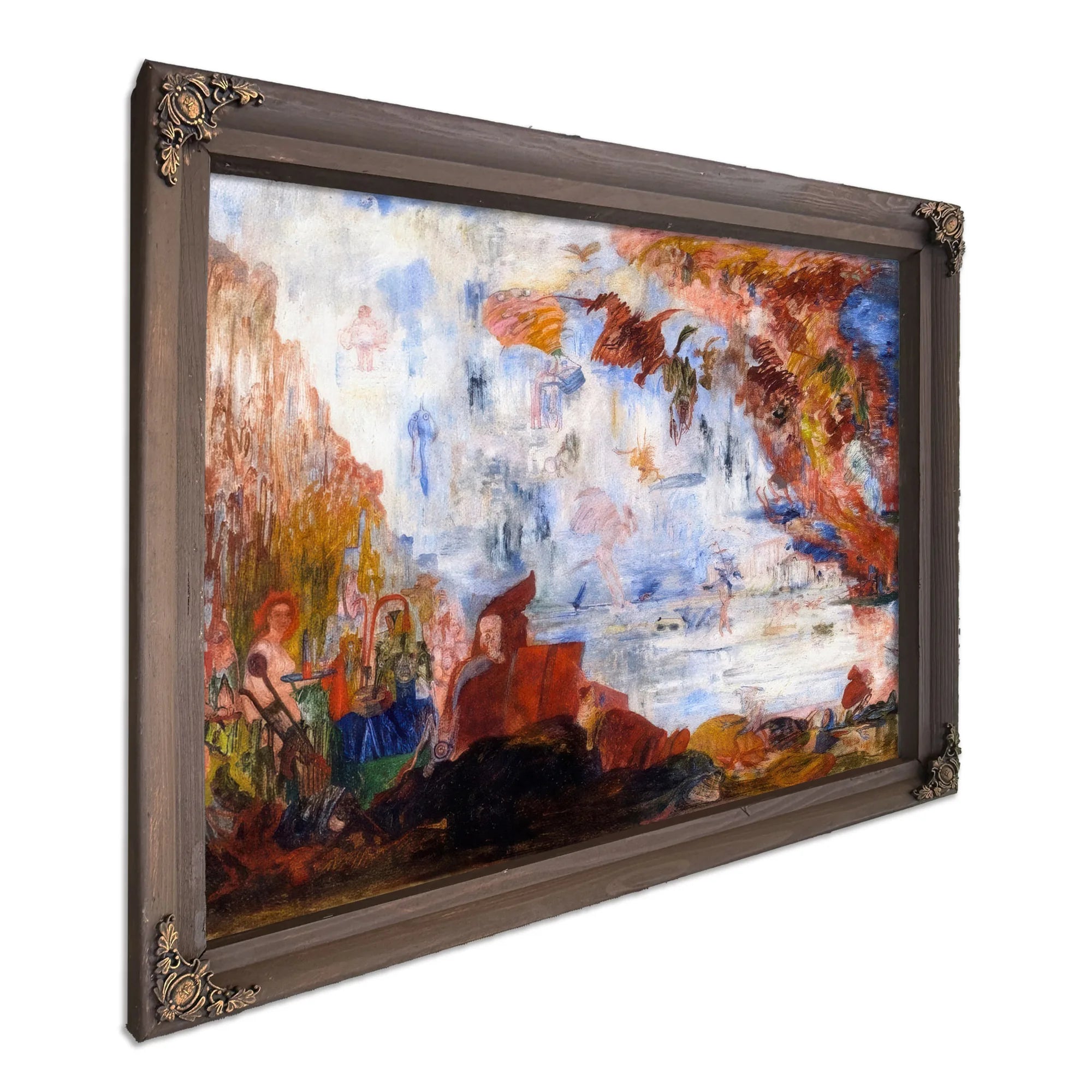 Tribulations Of Saint Anthony By James Ensor Fine Art Print