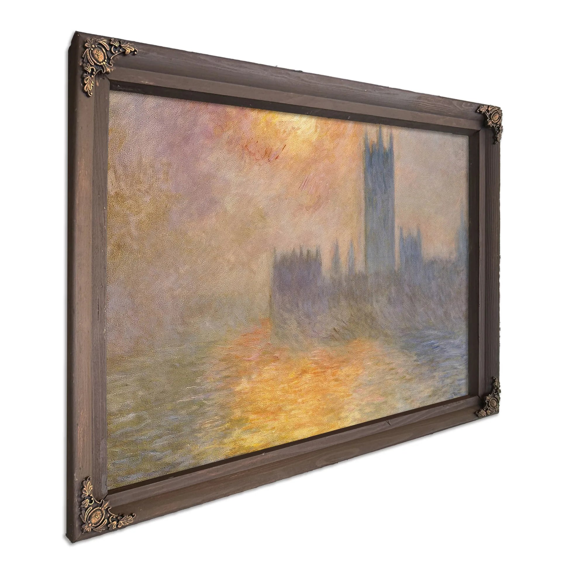 Parliament At Sunset By Claude Monet Fine Art Print