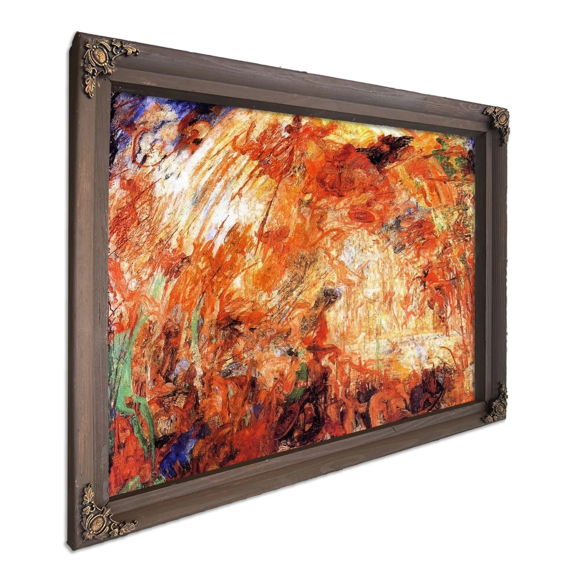 The Expulsion Of The Fallen Angel By James Ensor Fine Art Print