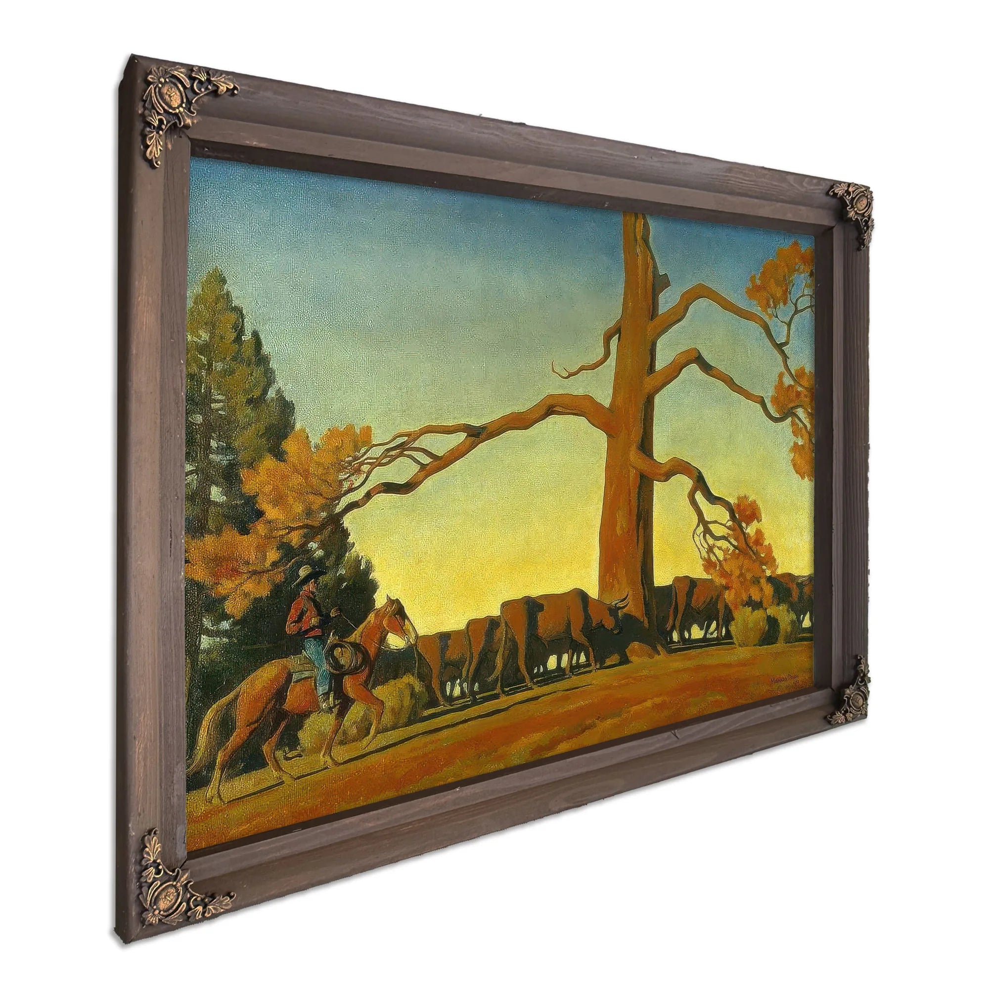 Top Of The Ridge By Maynard Dixon Fine Art Print