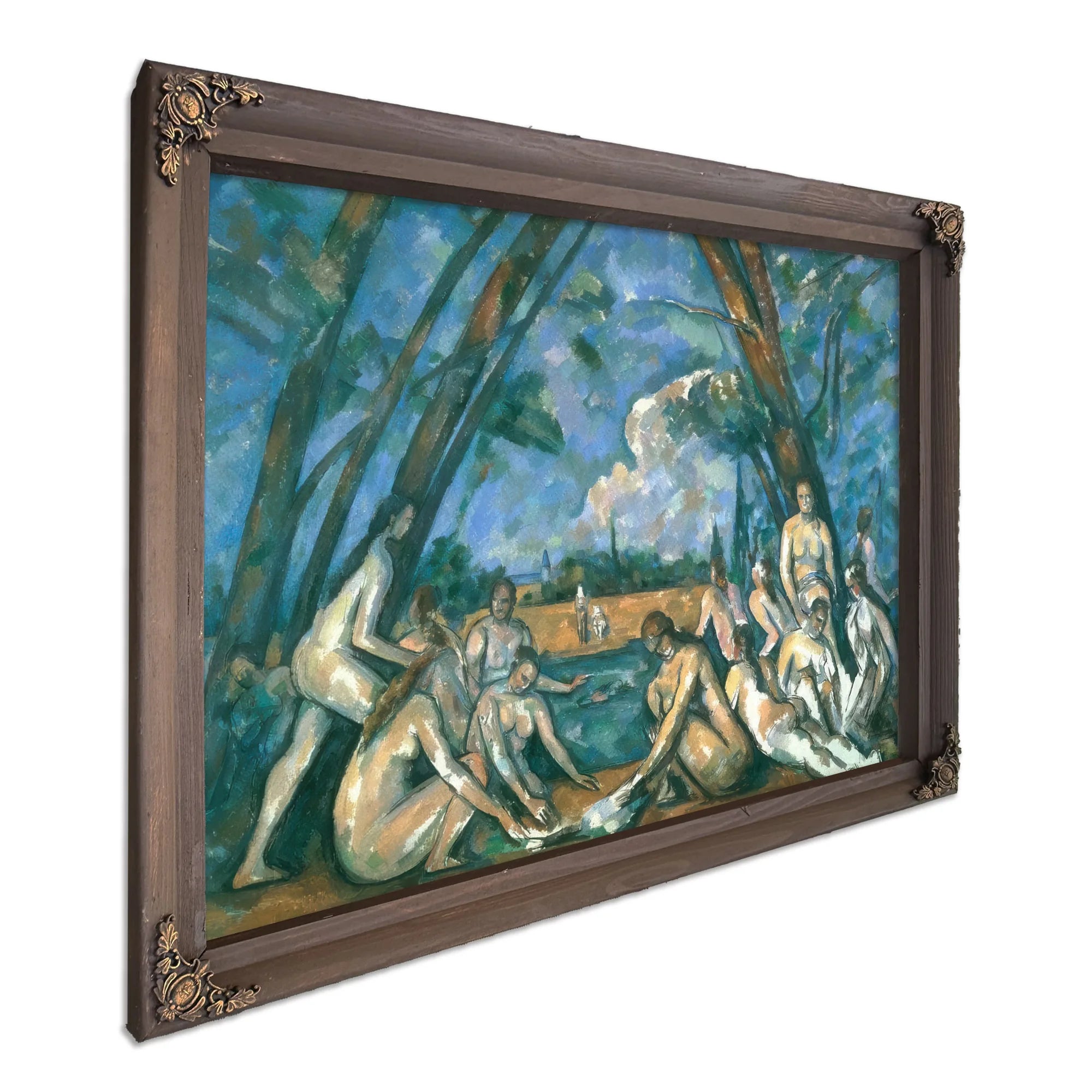 Large Bathers By Paul Cezanne Fine Art Print