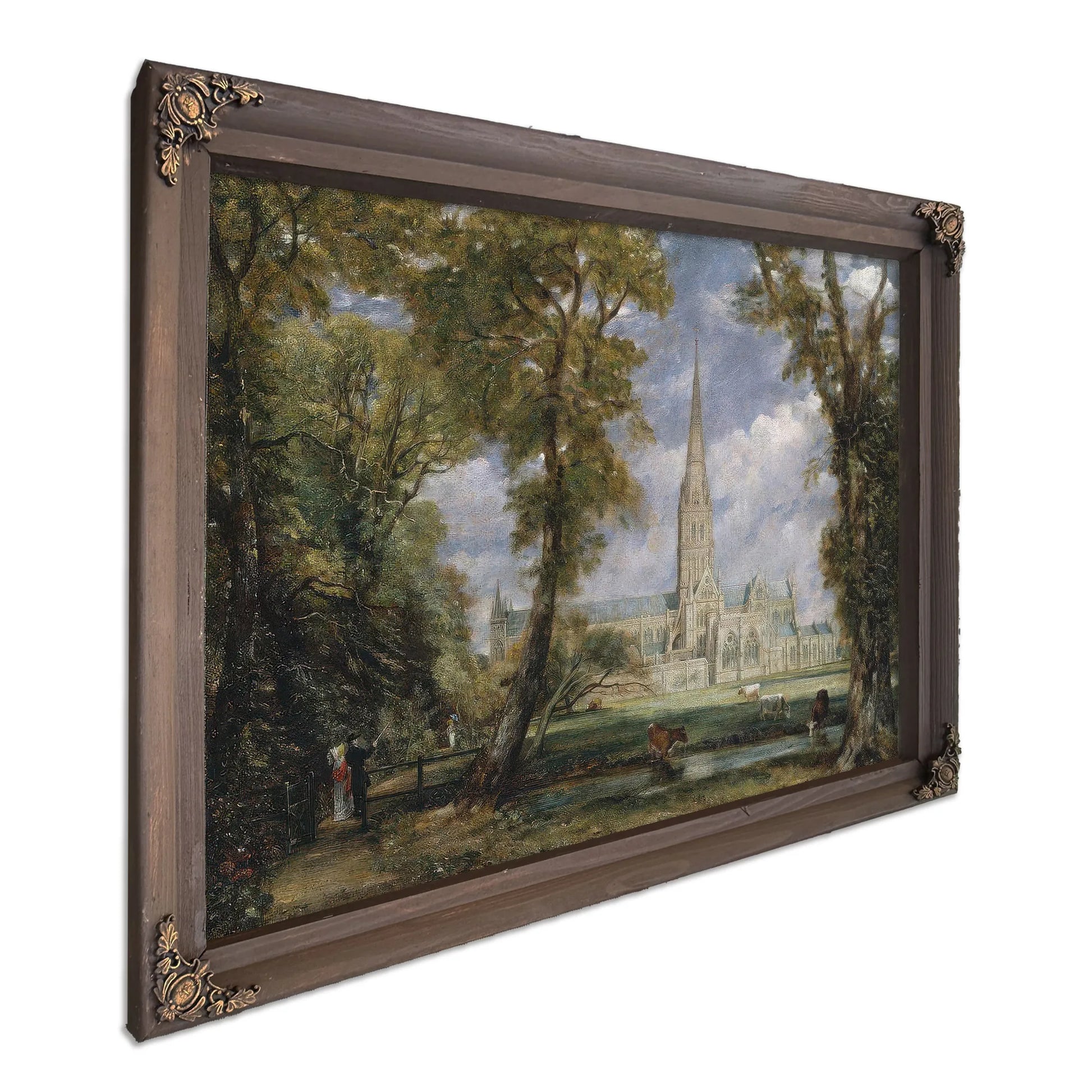 Salisbury Cathedral From The Bishops Garden John Constablescaled Down Upload Tmp By John Constable Fine Art Print