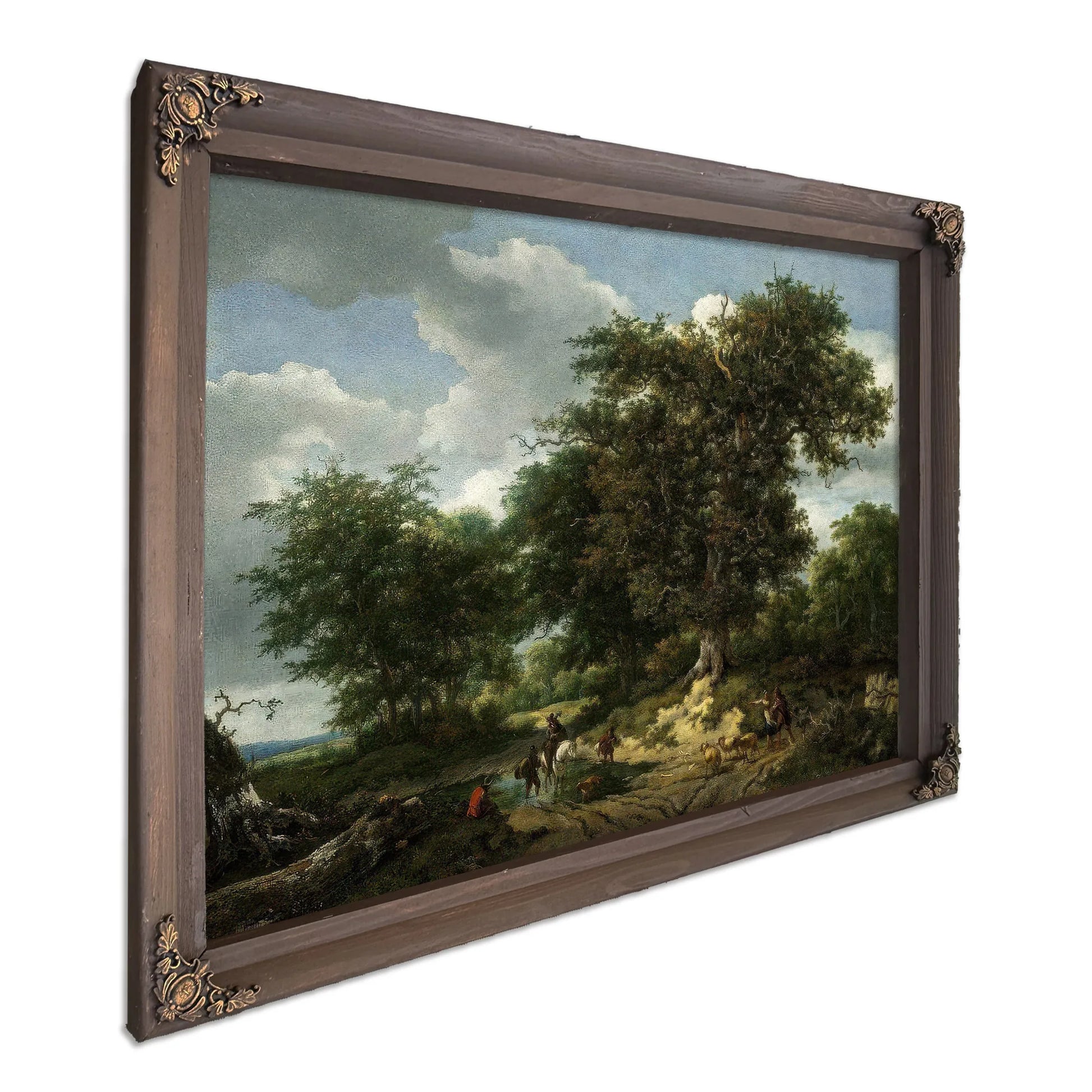 The Great Oak By Jacob Van Ruisdael Fine Art Print