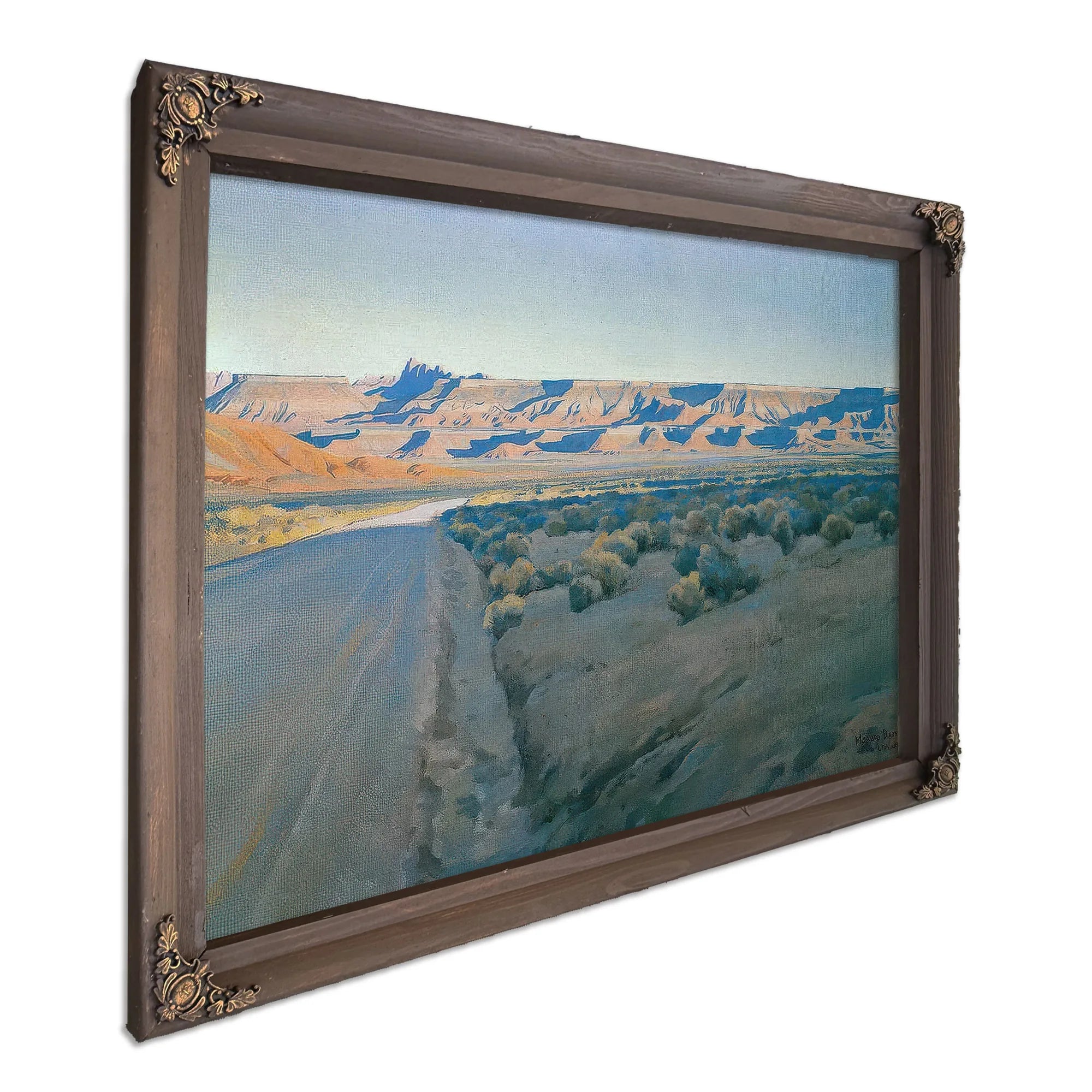 Approach At Zion By Maynard Dixon Fine Art Print