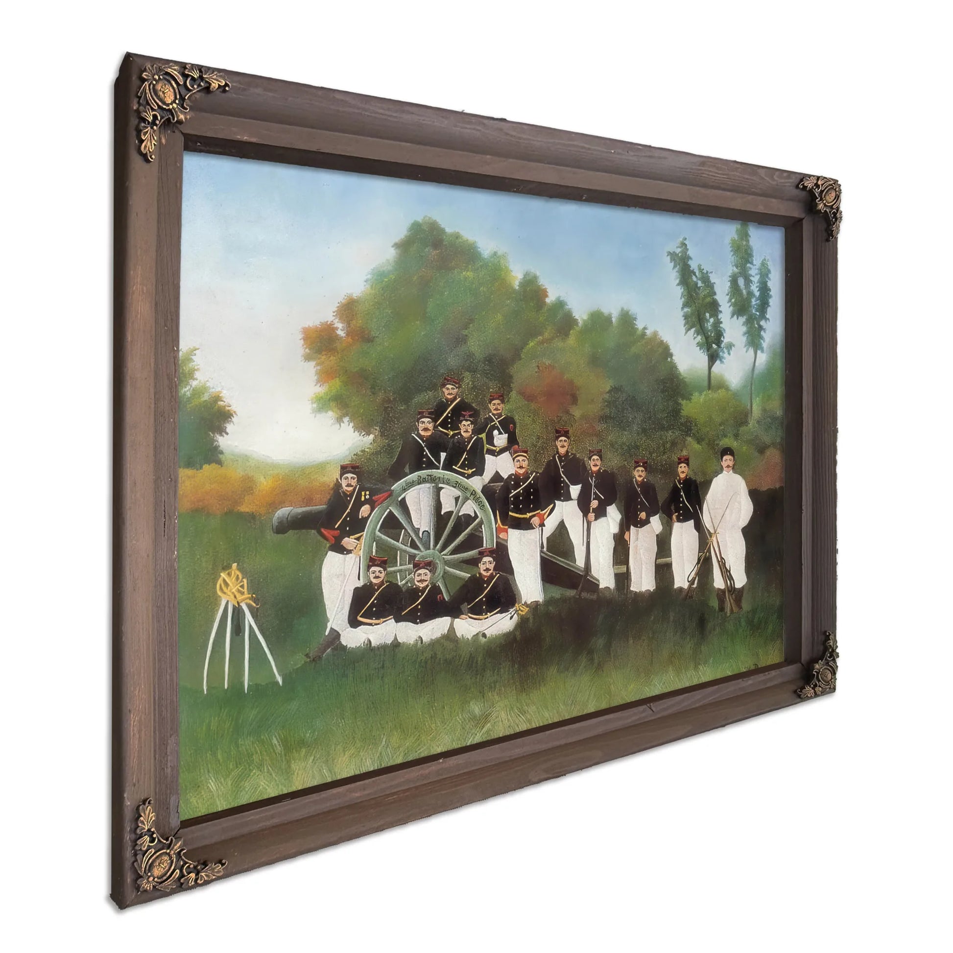Arillerymen About 1983 1895 By Henri Rousseau Fine Art Print