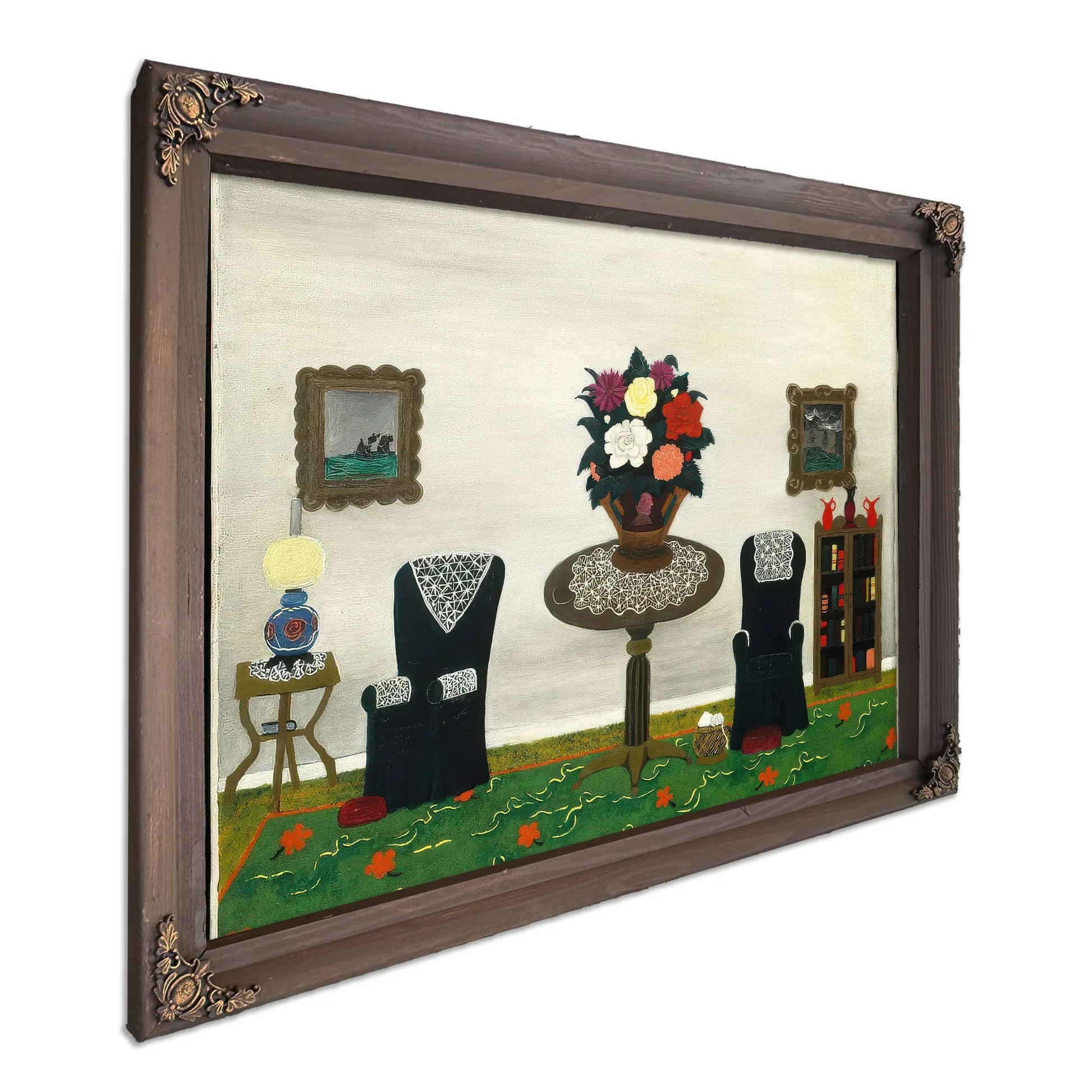 Victorian Interior Ii By Horace Pippin Fine Art Print