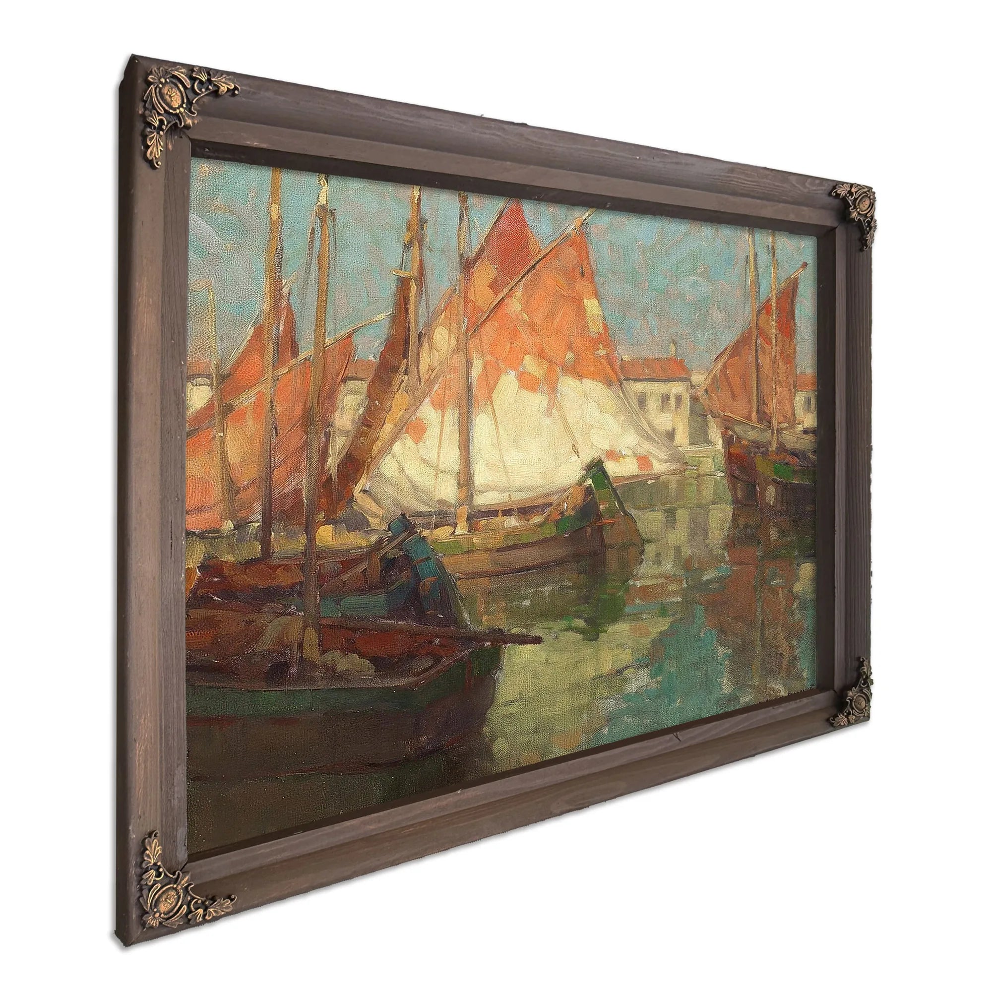 Harbor Of Golden Sails By Edgar Payne Fine Art Print