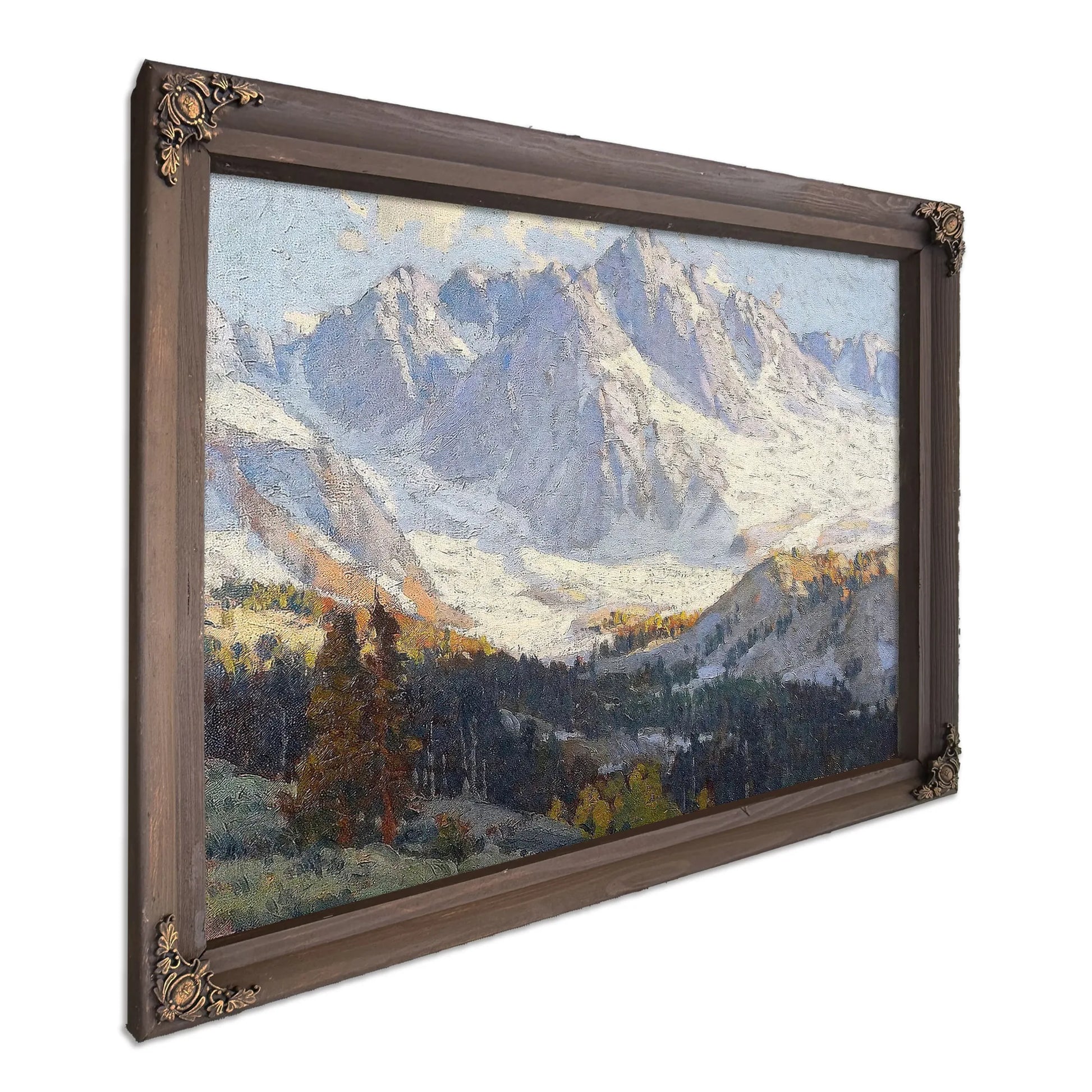 Snowy Peaks By Edgar Payne Fine Art Print