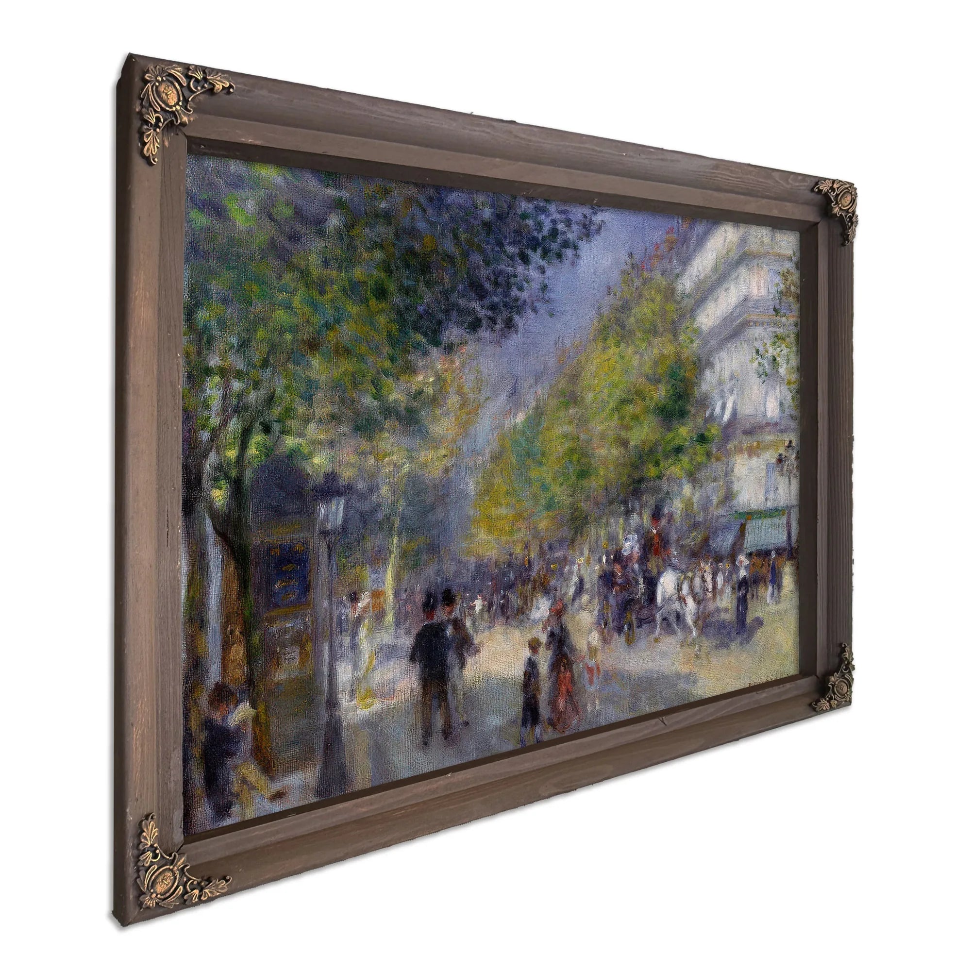 The Grand Boulevards By Pierre August Renoir Fine Art Print