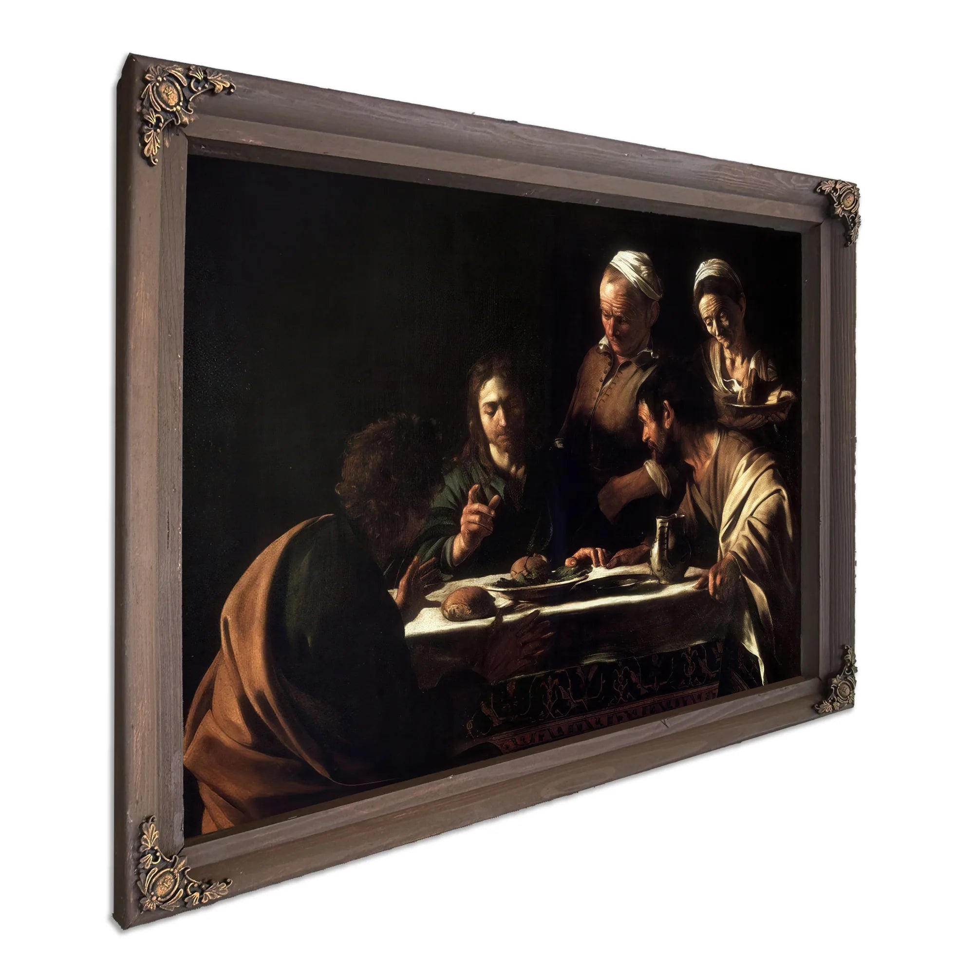 Supper At Emmaus By Caravaggio Fine Art Print