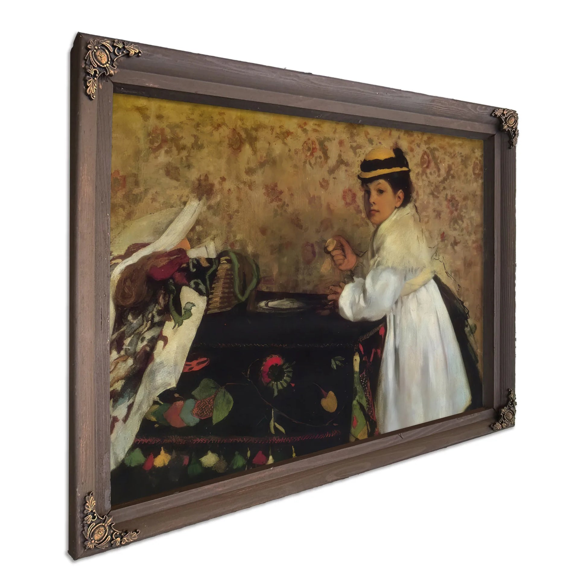 Hortense Valpincon As A Child By Edgar Degas Fine Art Print