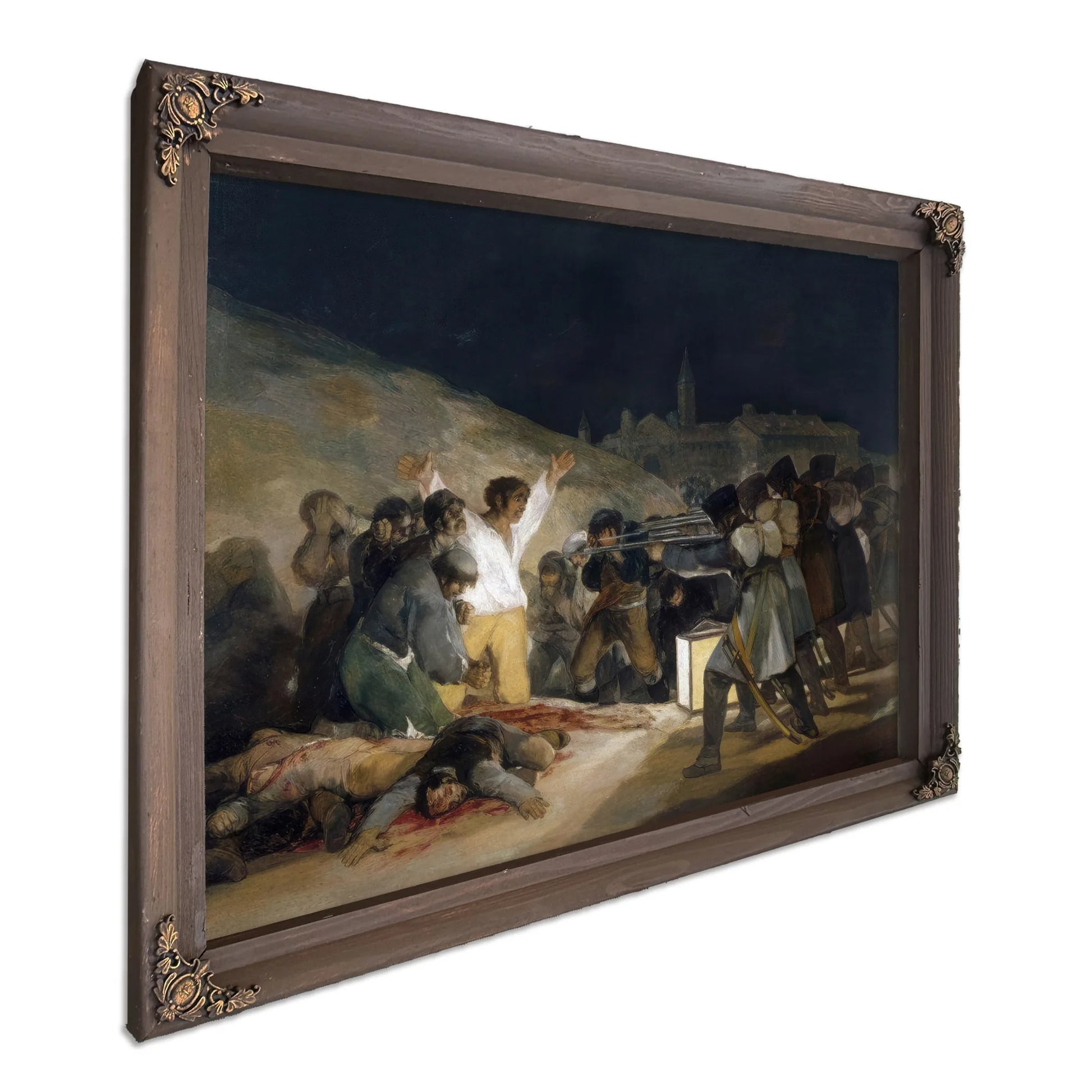 Executions On The Third Of May 1814 Romanticism 266X345Cm Museo Del Prado Madrid Spain By Francisco De Goya Fine Art Print