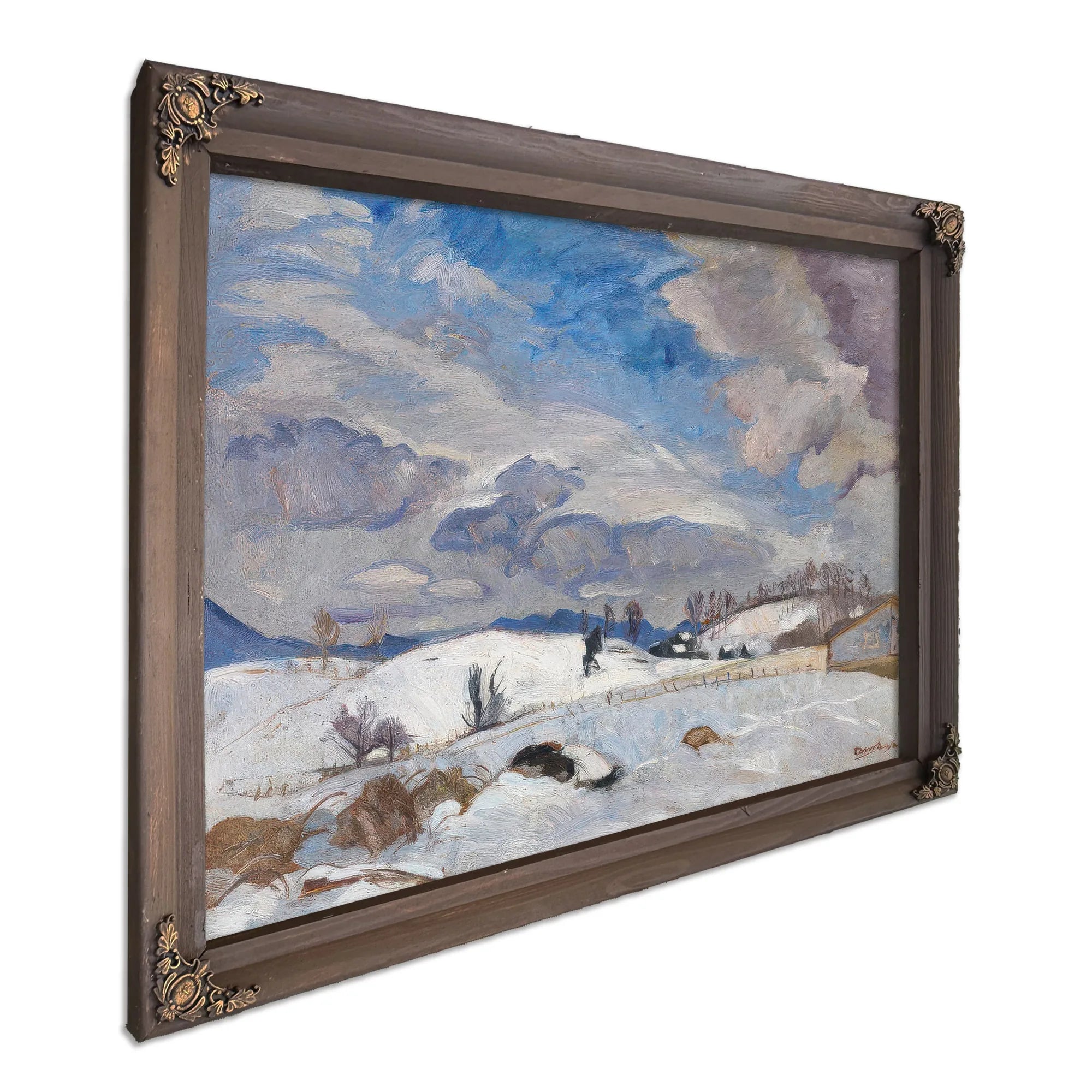 Winter Landscape [Rockbridge Baths] By Pierre Daura Fine Art Print