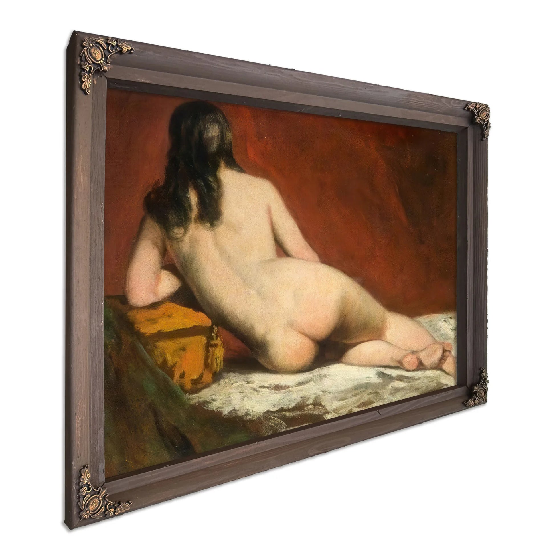 Nude Study Of A Reclining Woman By William Etty Fine Art Print
