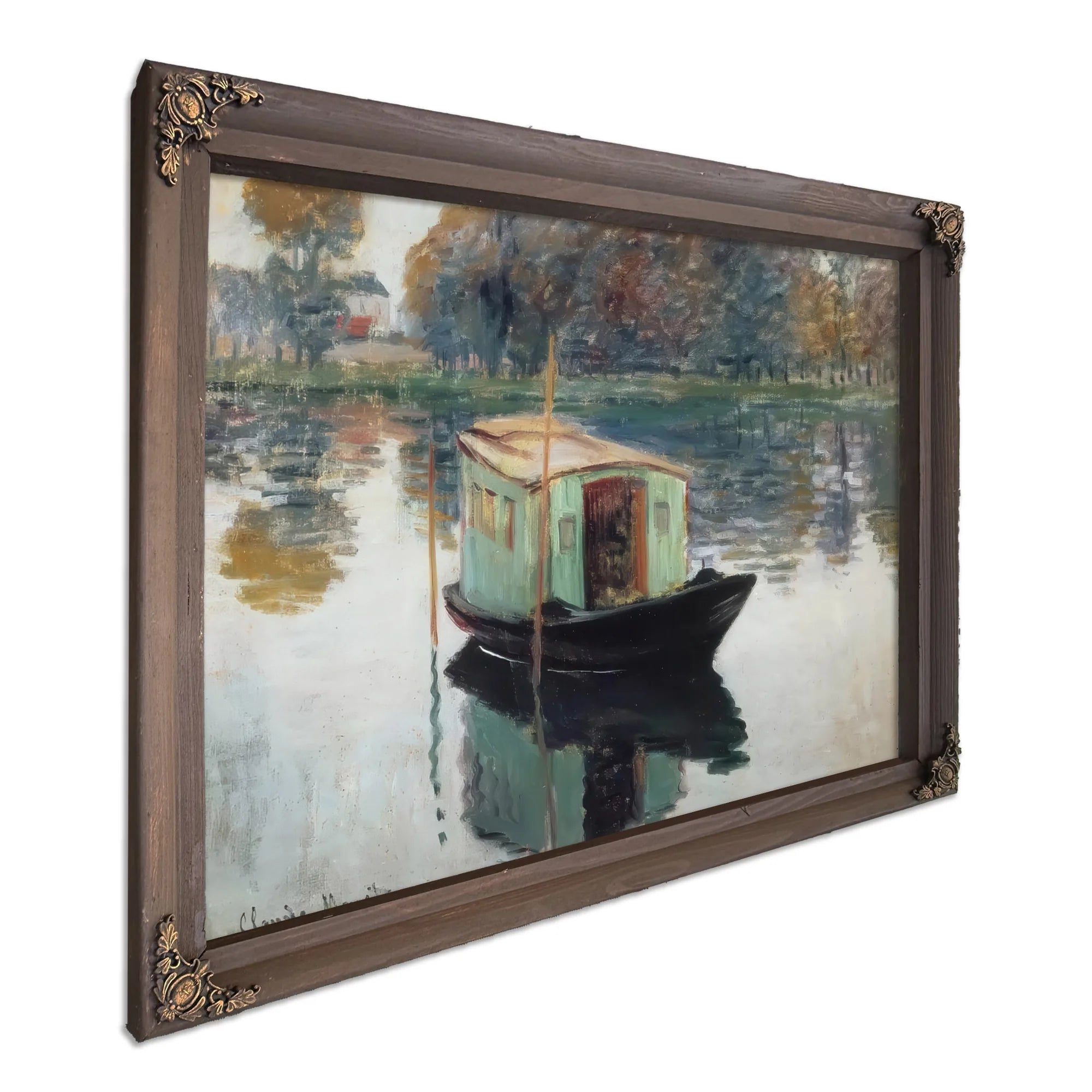 The Studio Boat By Edouard Manet Fine Art Print