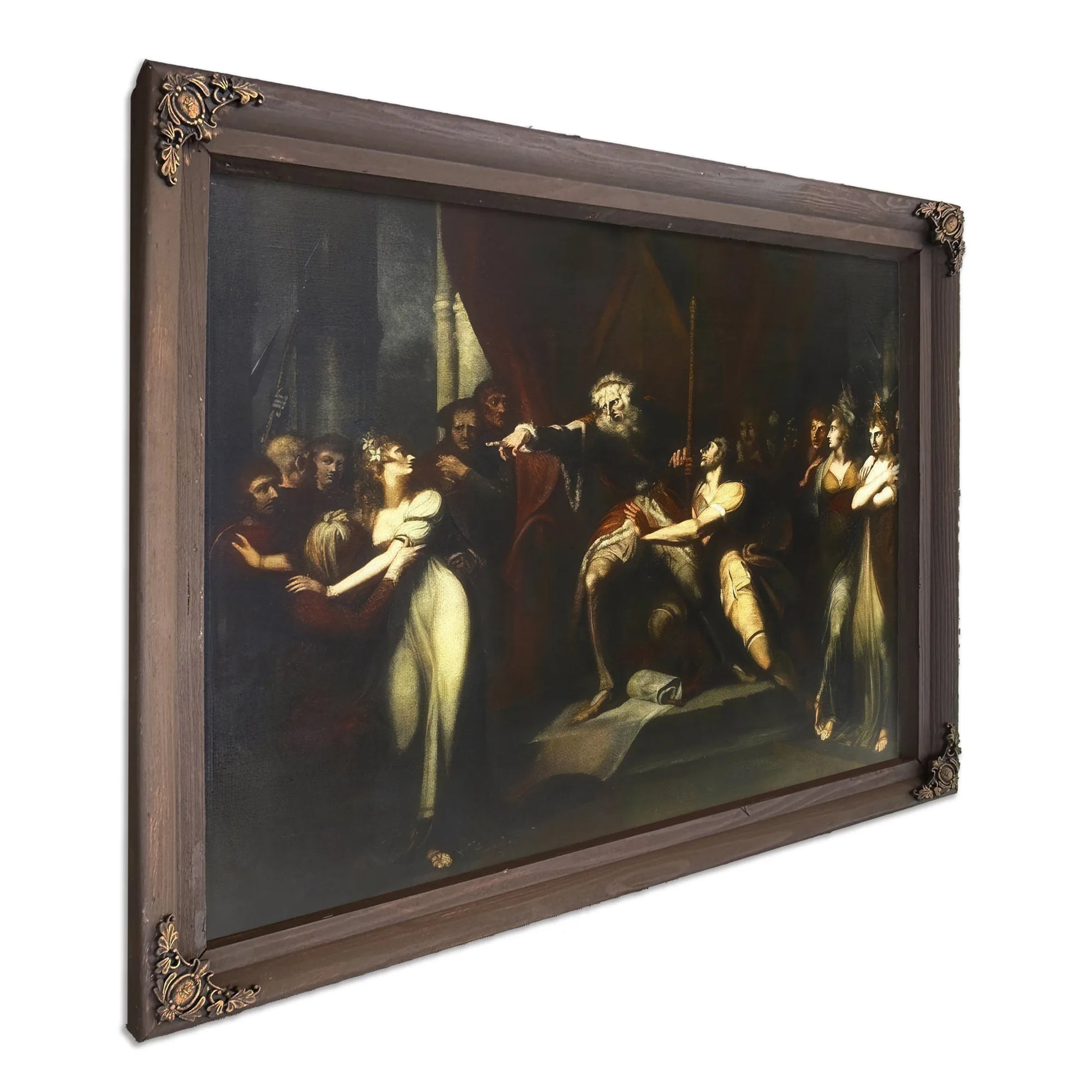 King Lear Banishing Cordelia By Henry Fuseli Fine Art Print