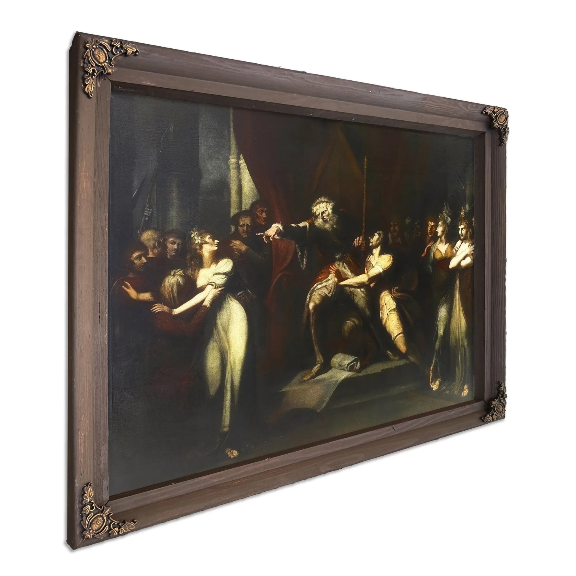 King Lear Banishing Cordelia By Henry Fuseli Fine Art Print