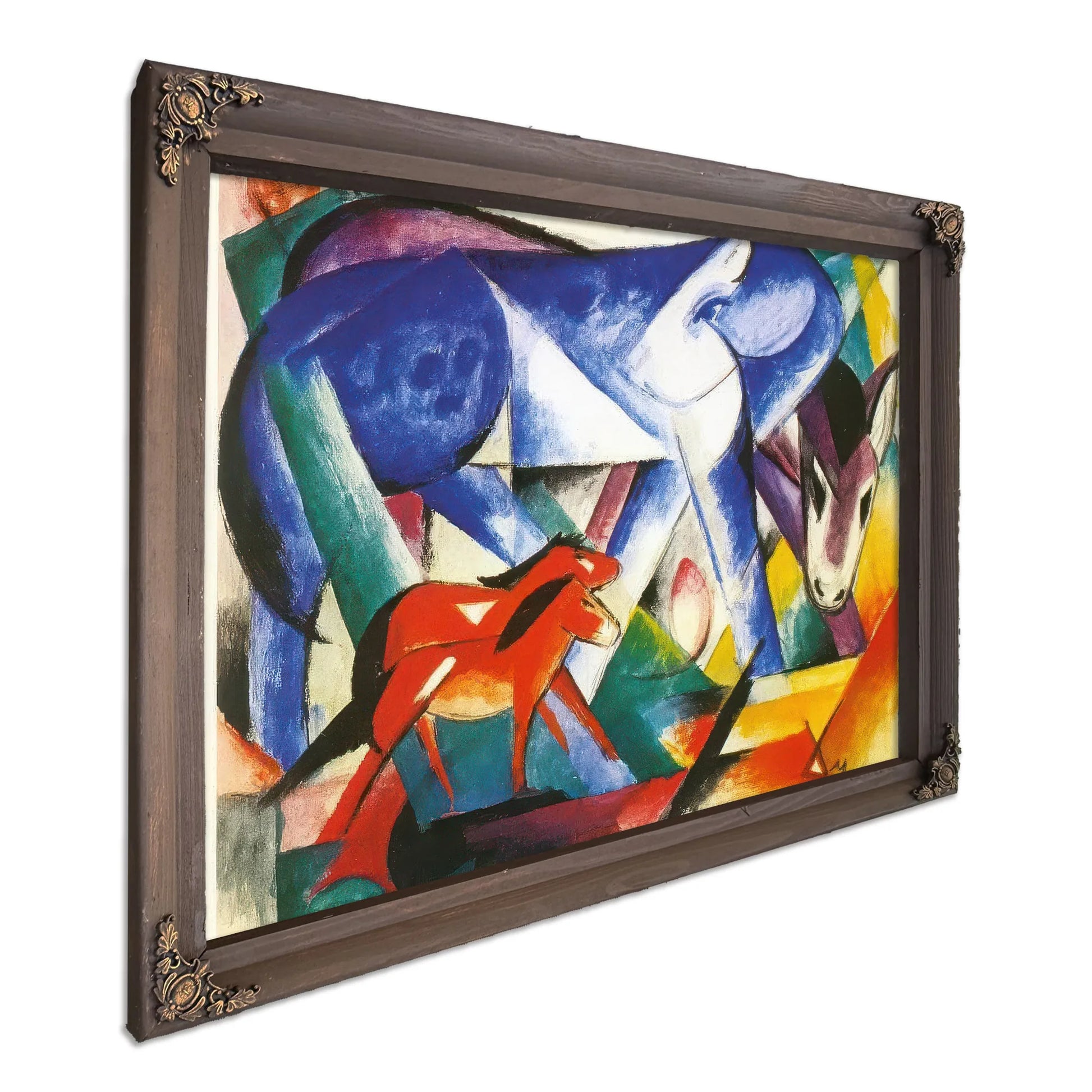 The First Animals By Franz Marc Fine Art Print