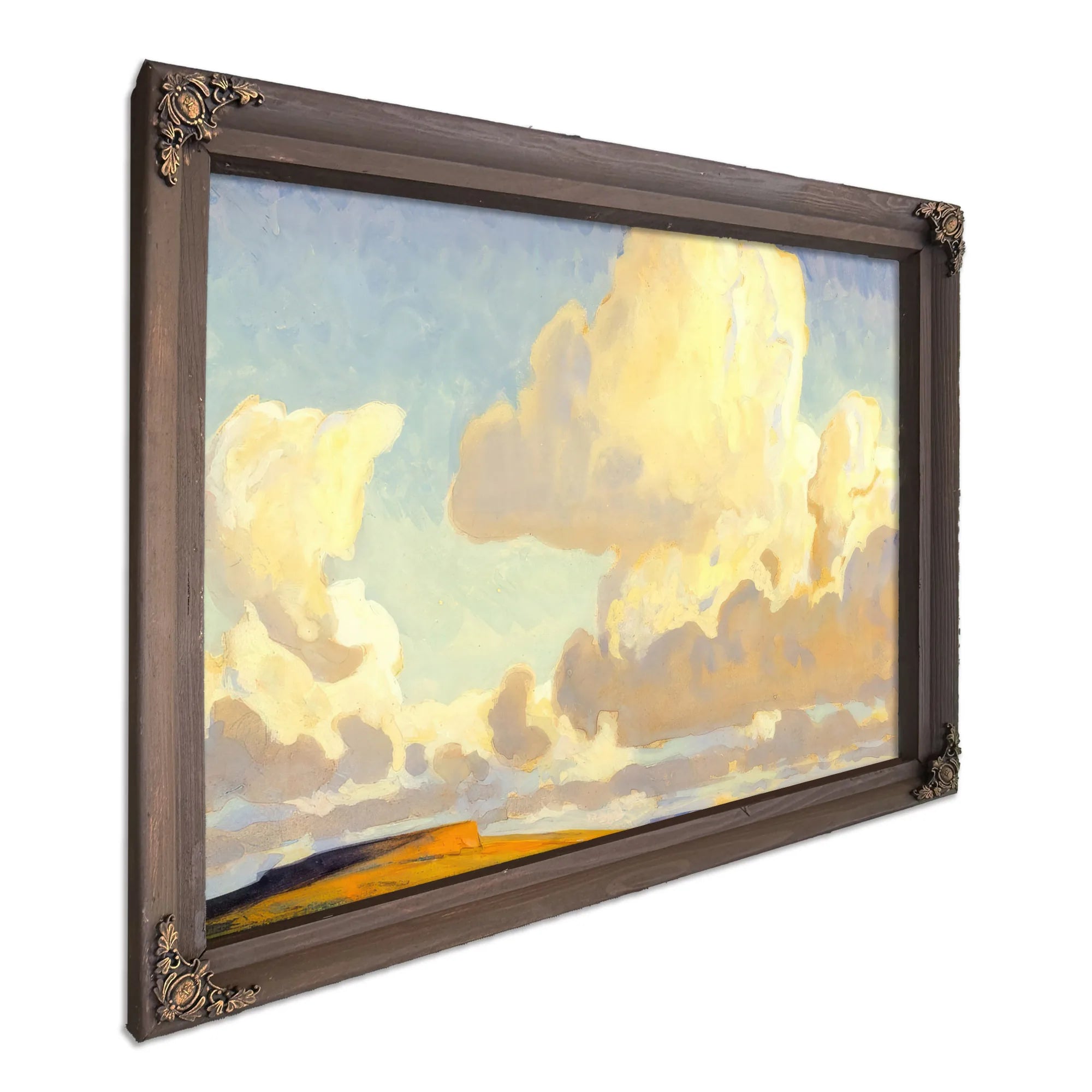 Butte And Clouds By Maynard Dixon Fine Art Print