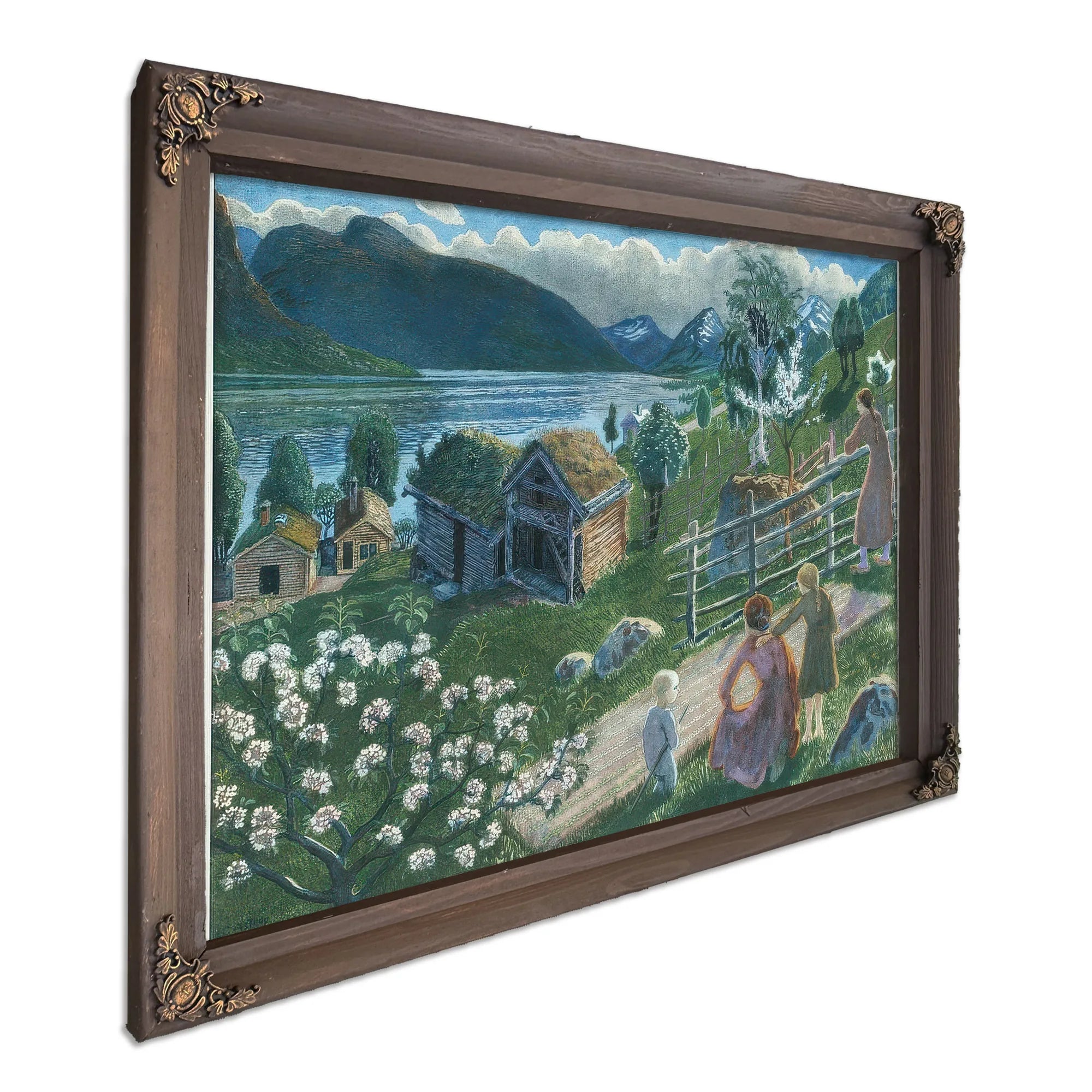 Growing Weather In Sandalstrand By Nicolai Astrup Fine Art Print