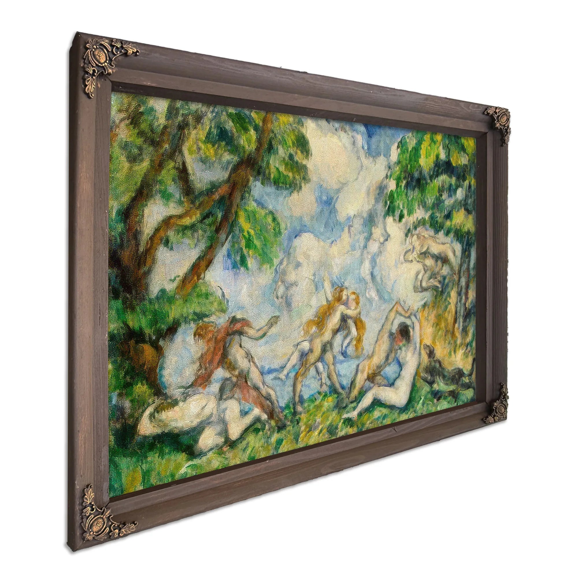 The Battle Of Love By Paul Cezanne Fine Art Print