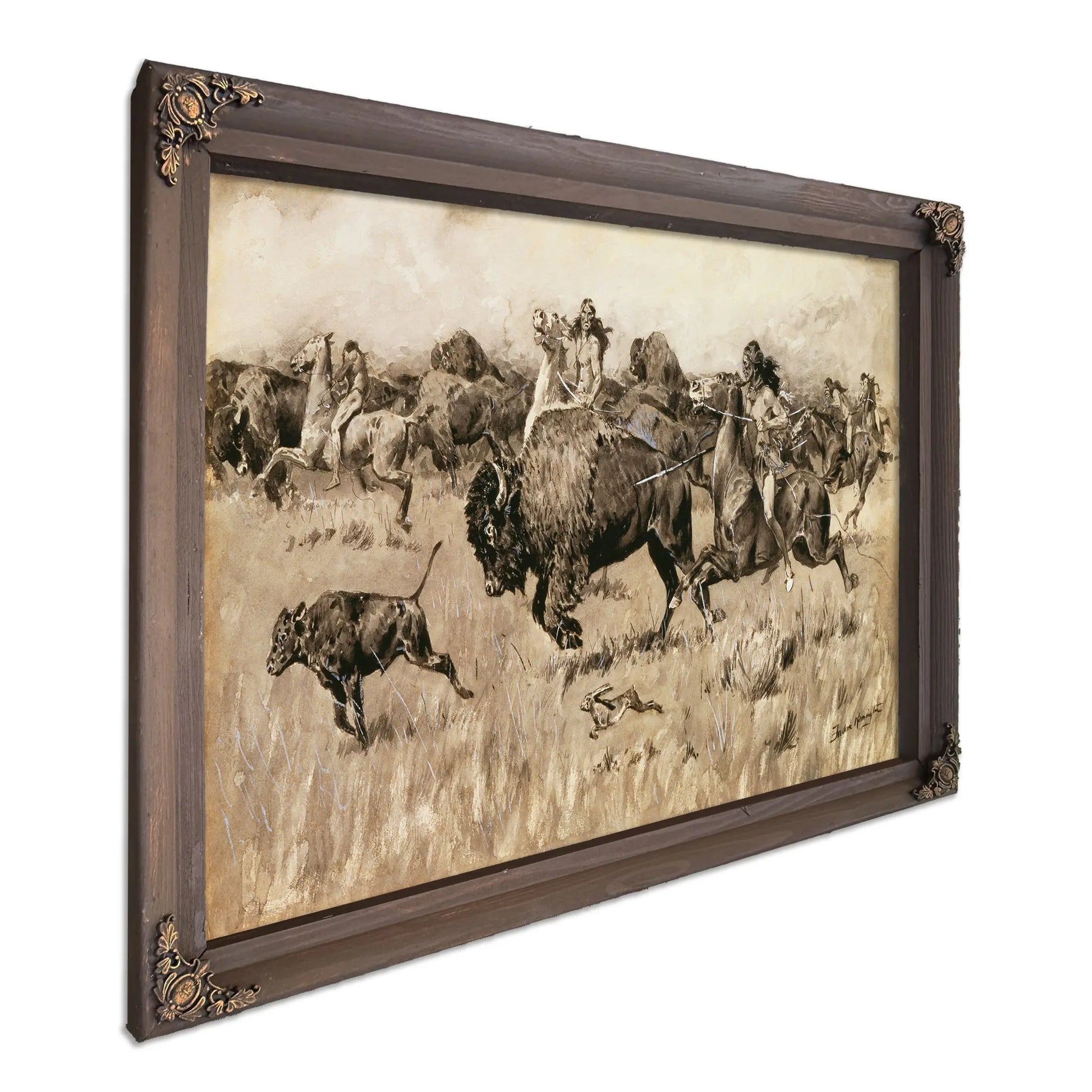 Her Calf by Frederic Remington