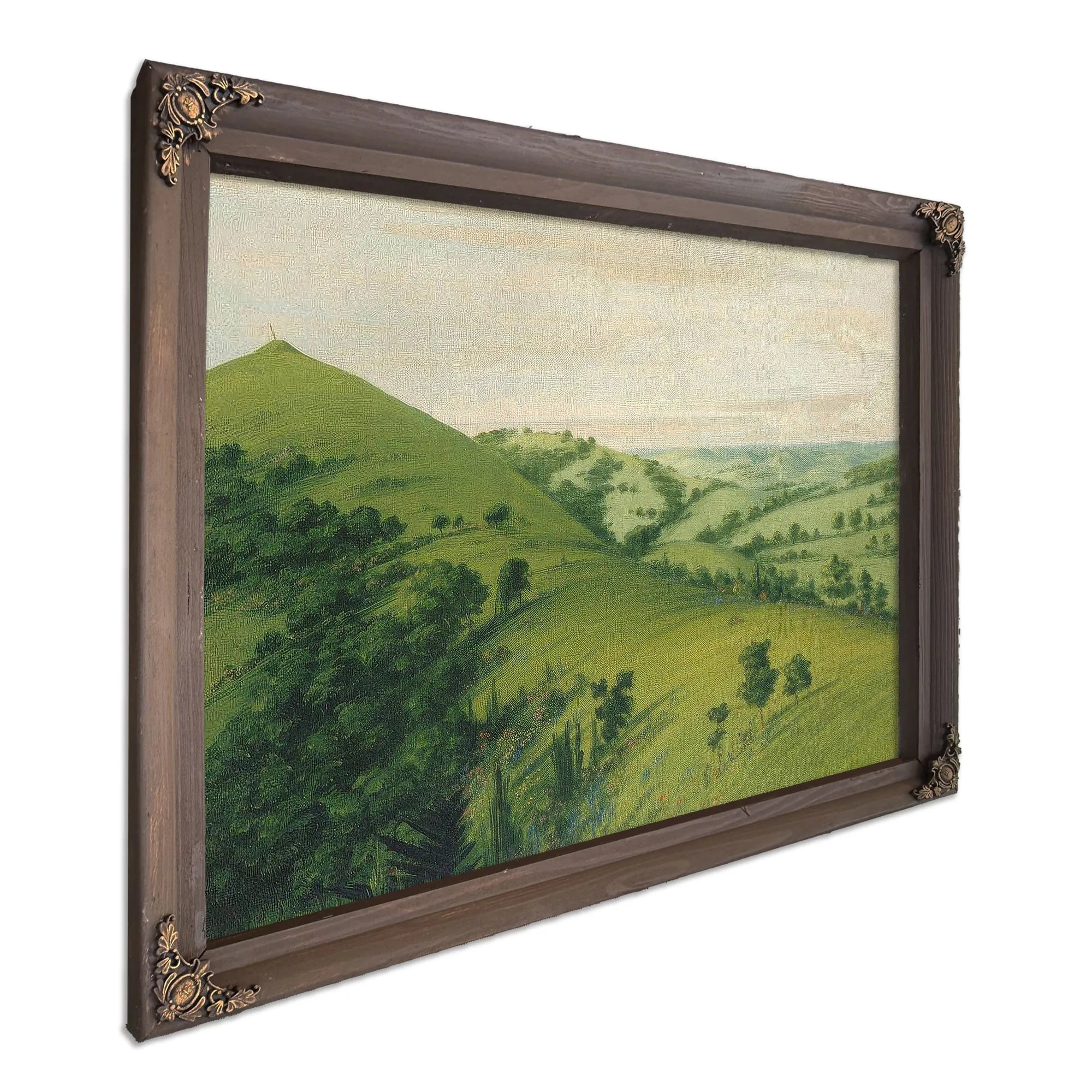Blackbird's Grave, A Back View, Prairies Enameled With Flowers By George Catlin Fine Art Print