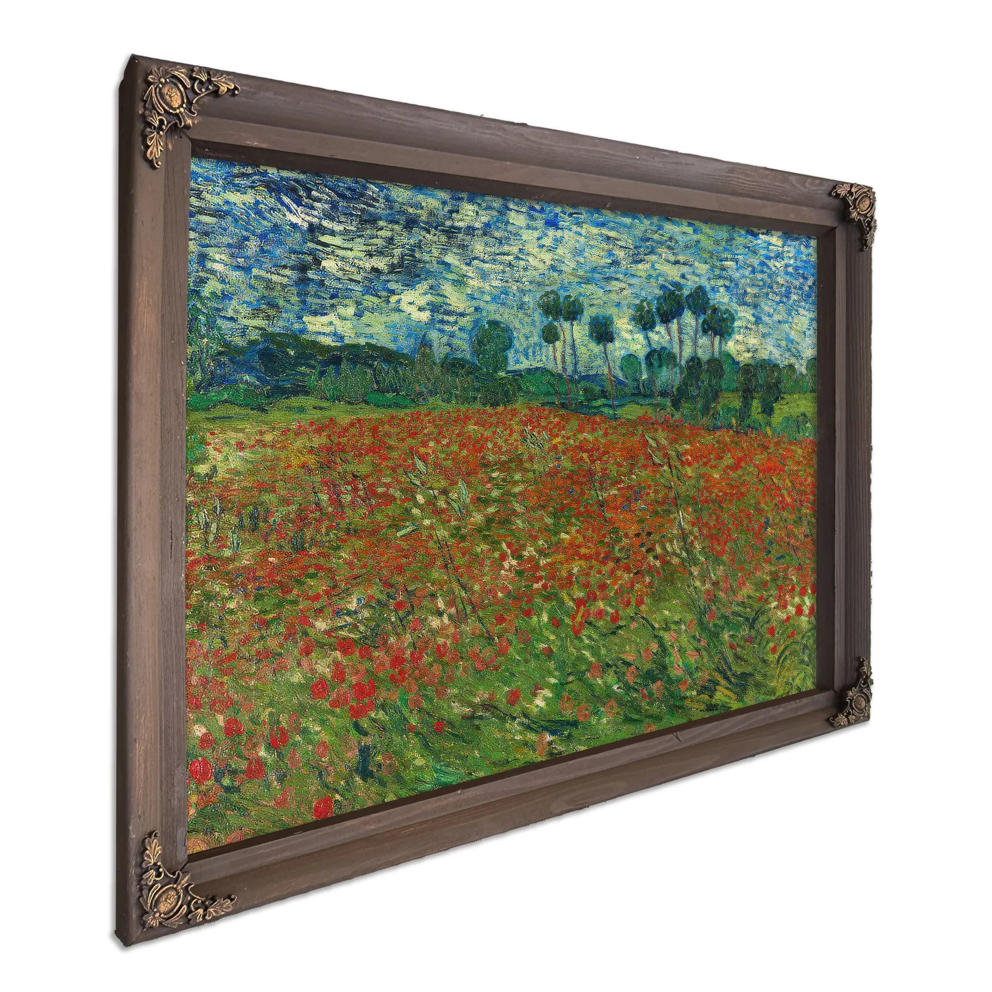 Field With Poppies Poppy Field By Vincent Van Gogh Fine Art Print