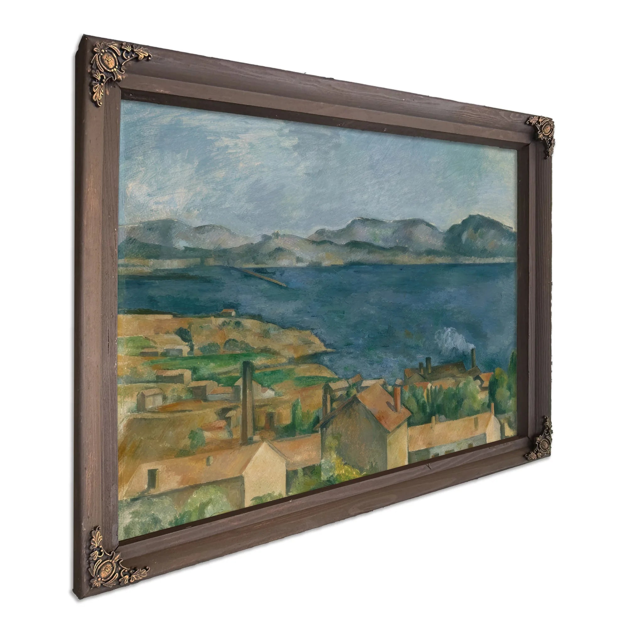 The Bay Of Marseilles Seen From Lestaque By Paul Cezanne Fine Art Print