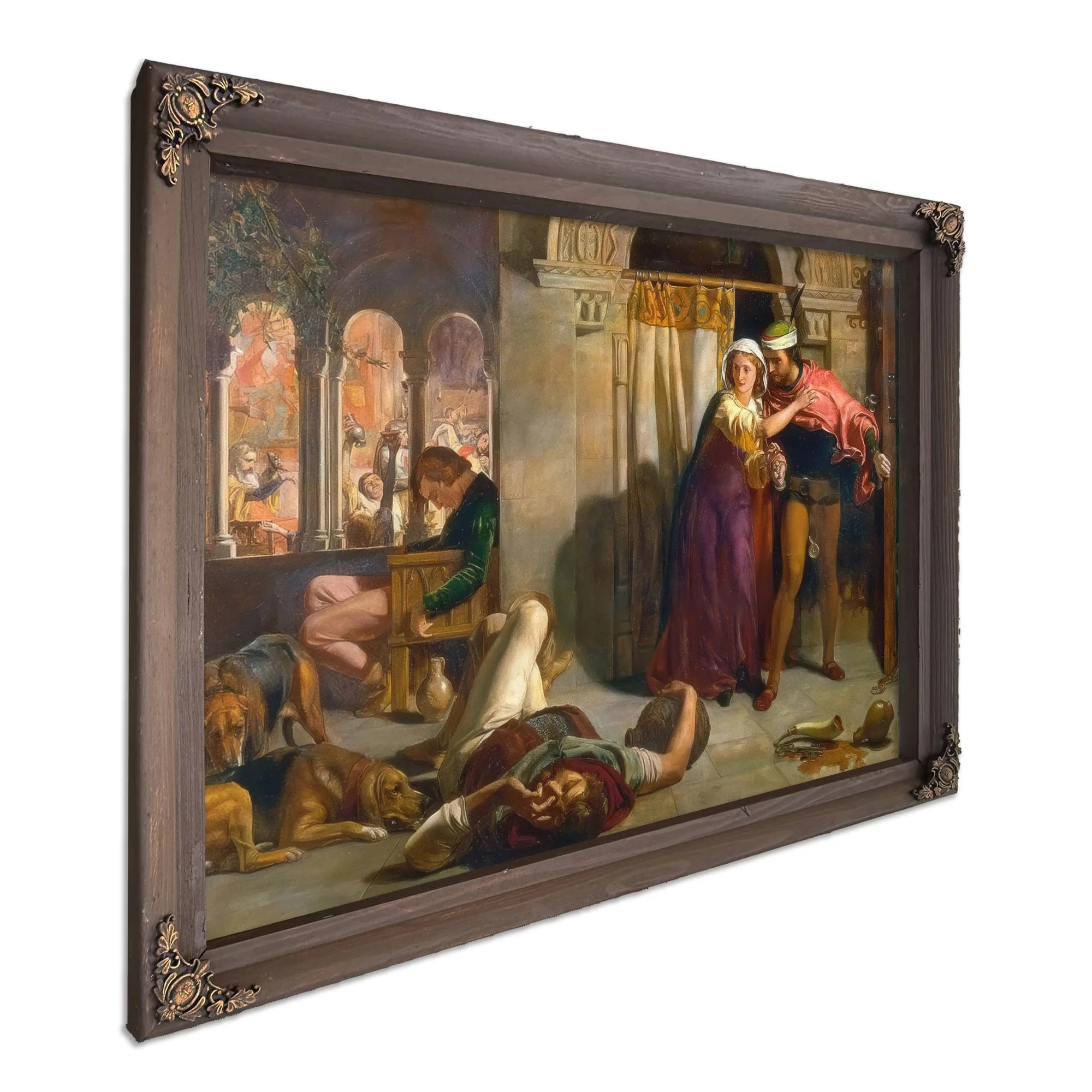 The Eve Of St Agnes By William Holman Hunt Fine Art Print